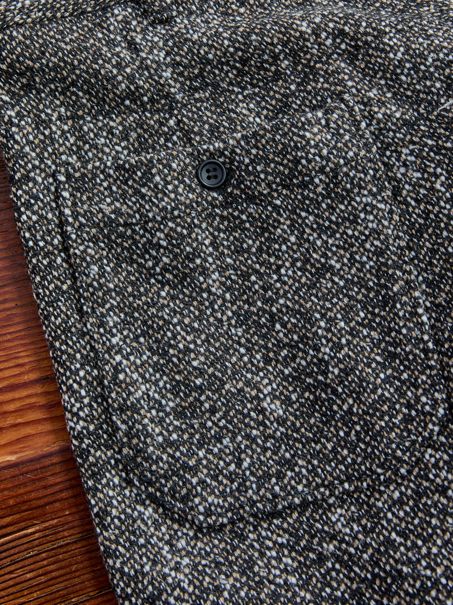 Homespun Carlyle Pants in Brown Black Wool - Image 11