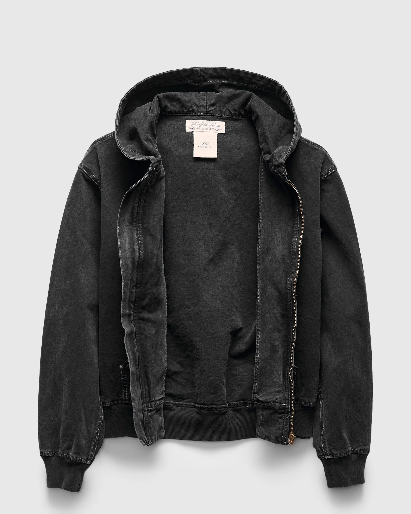 Hooded Duck Field Jacket in Black - Image 2