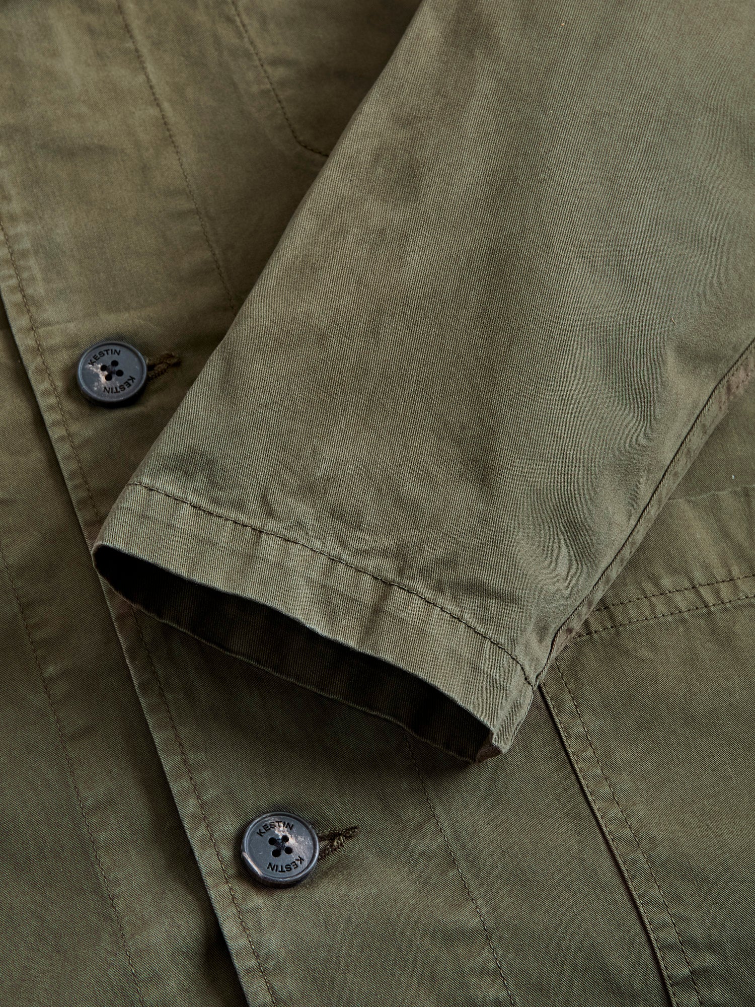 Huntly Jacket in Dark Olive - Image 8