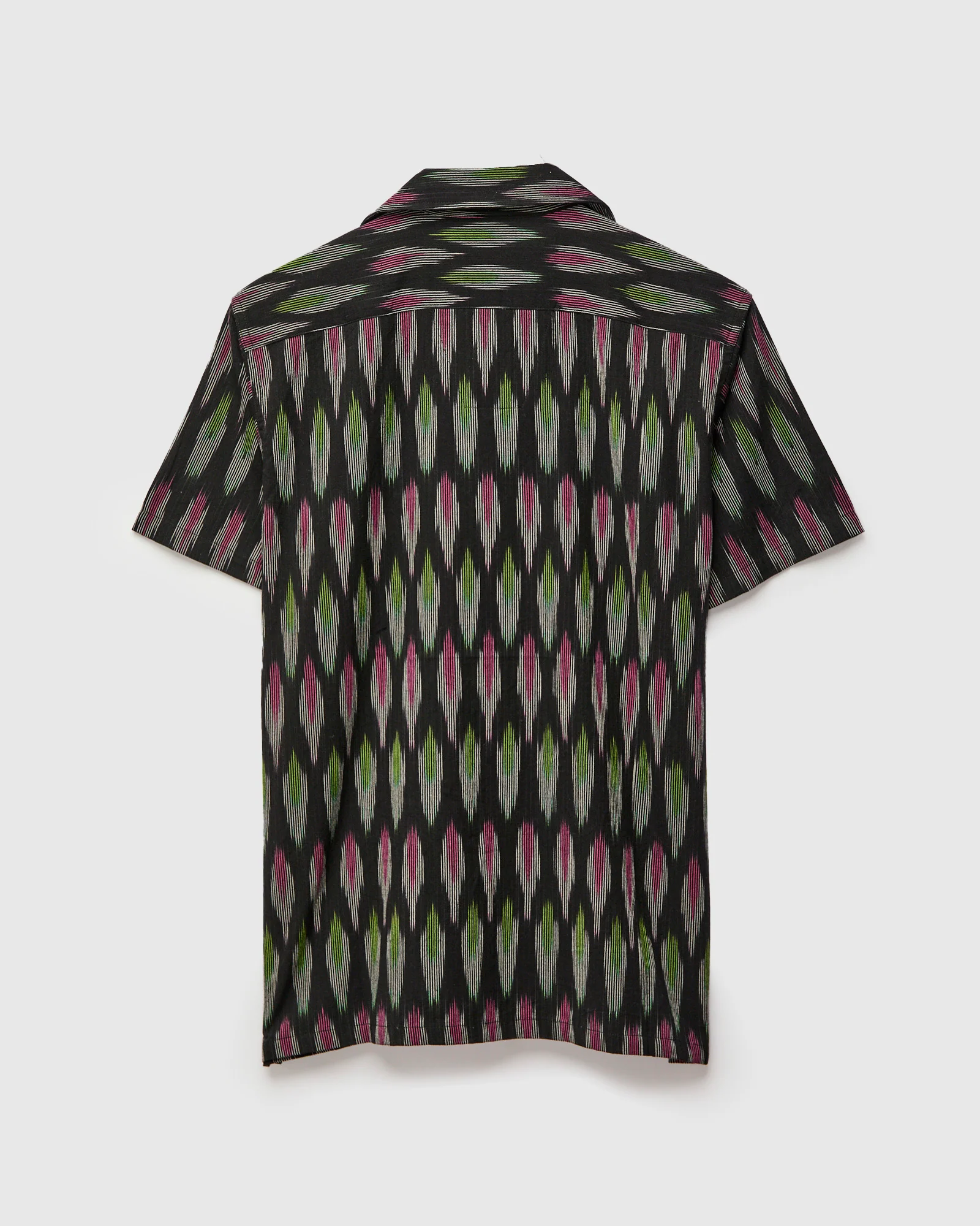 Ikat Vacation Shirt in Black - Image 2