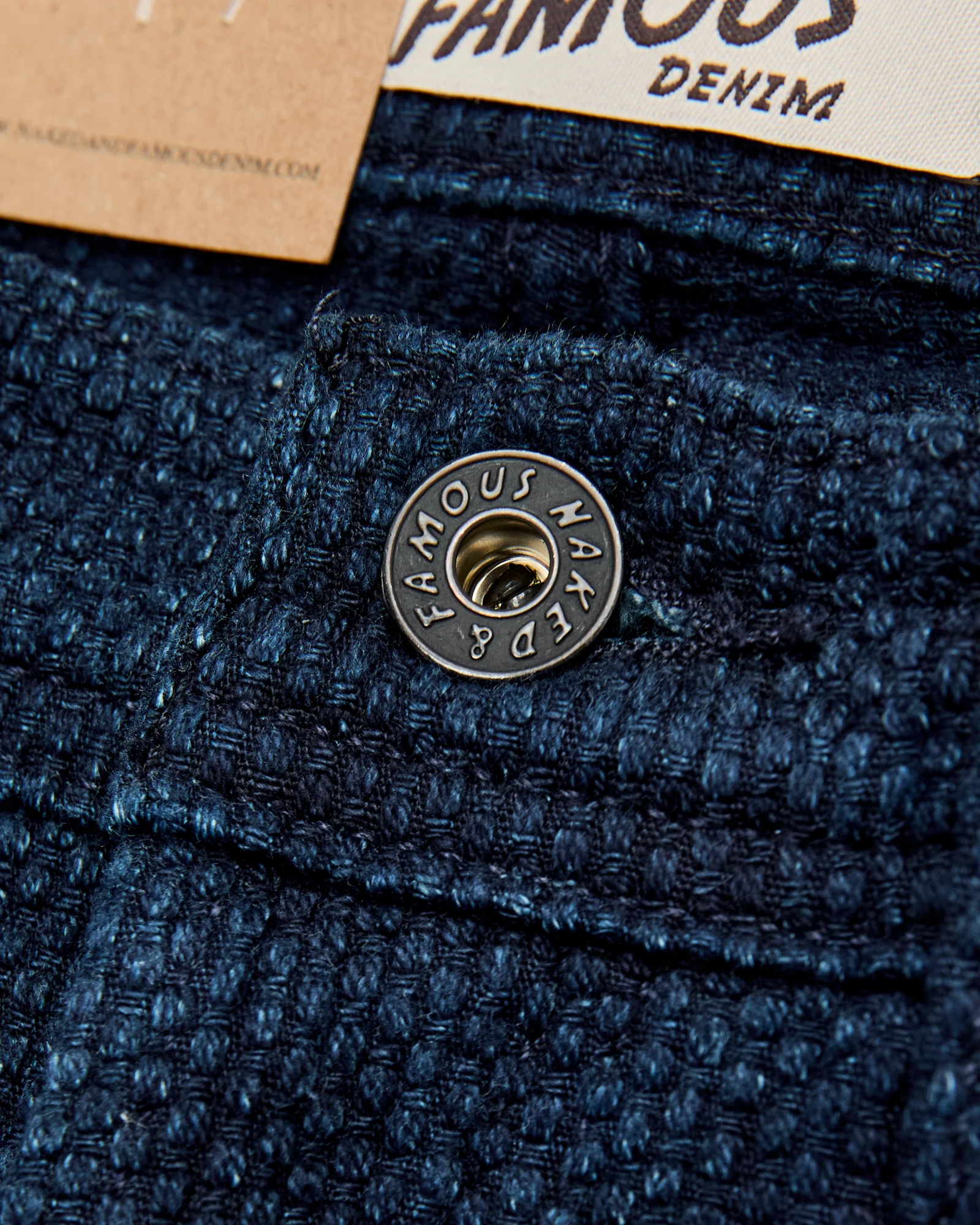 "Indigo Sashiko" 12.5oz Jacquard Denim - Weird Guy Fit - Image 9
