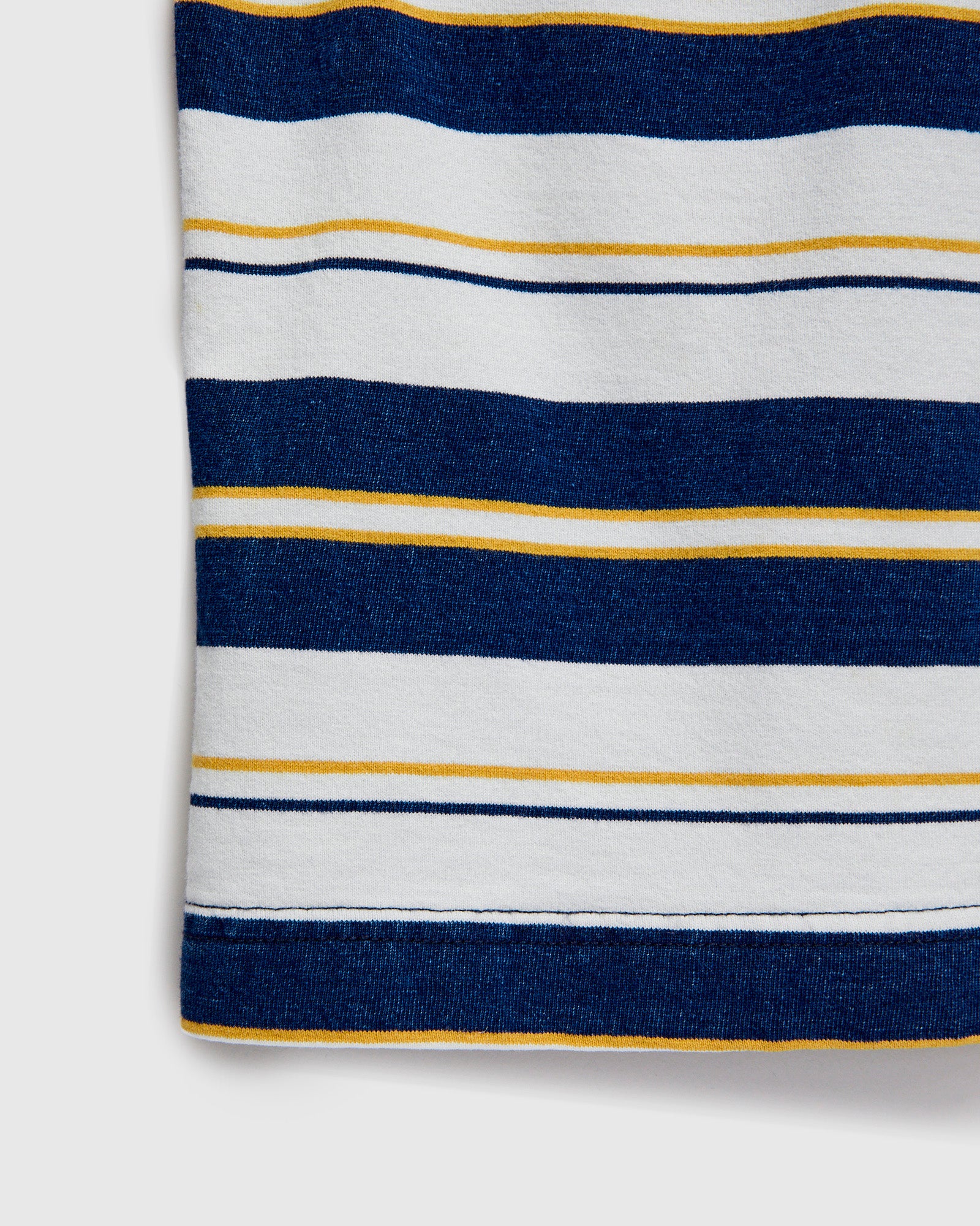 Indigo Stripe Pocket T-Shirt in One Wash - Image 5