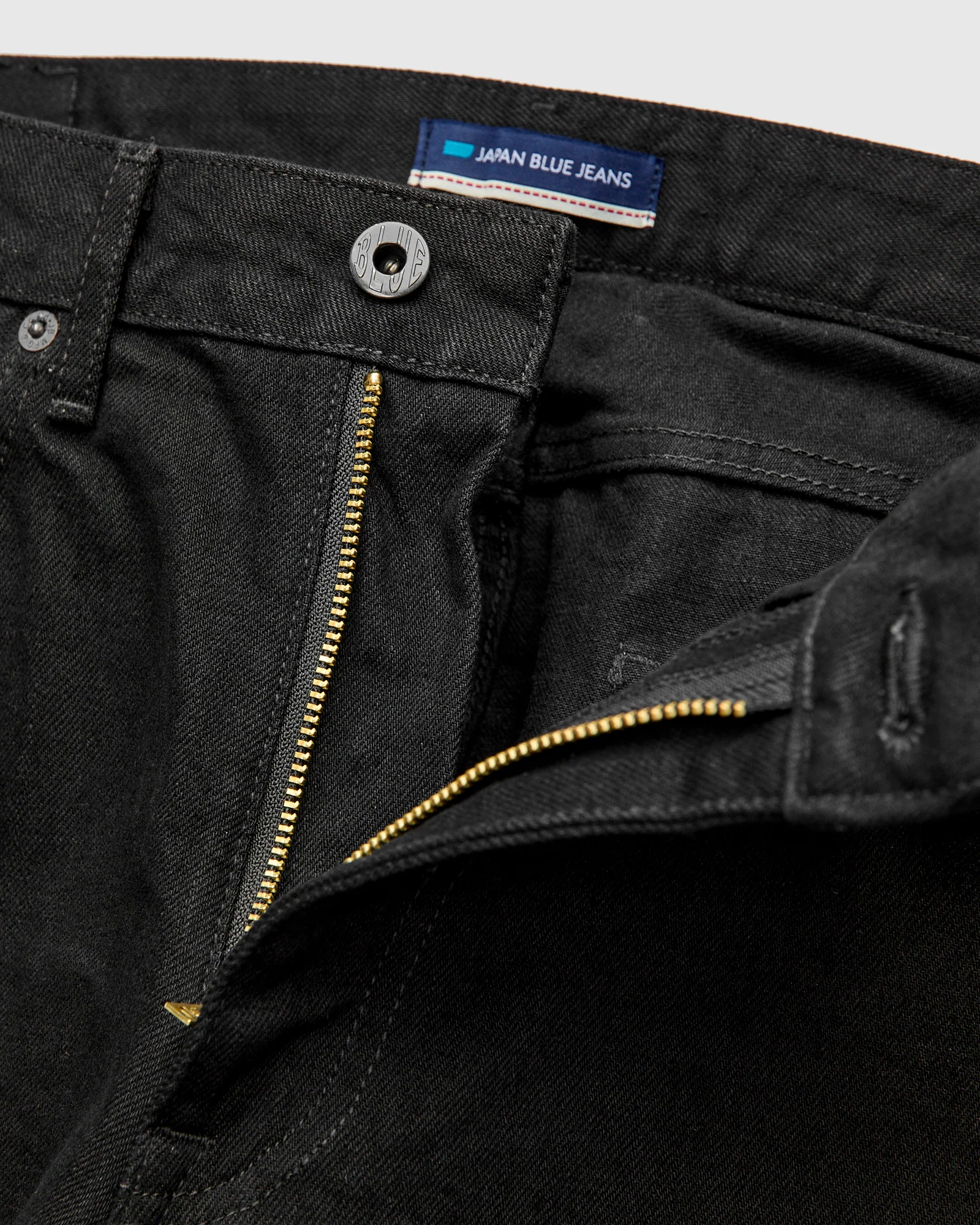 J414 14oz Black Selvedge Denim - Classic Straight Fit - Image 10