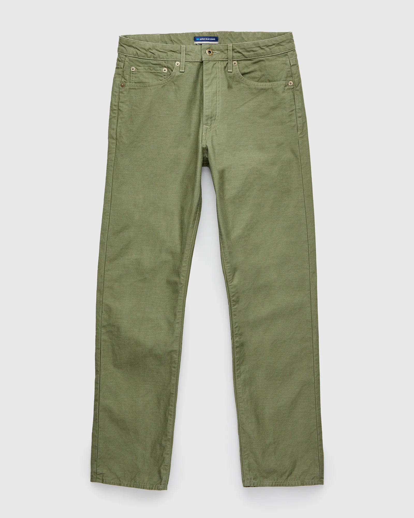 JBPT1410 Olive Satin Five Pocket Pant - Classic Straight Fit
