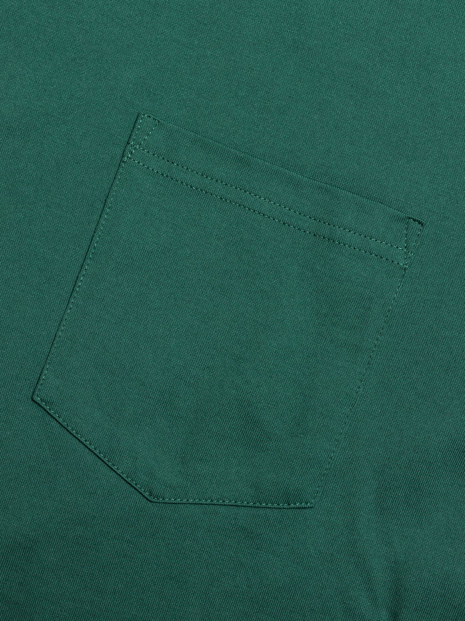 Johannes Pocket T-Shirt in Deep Sea Green - Image 3