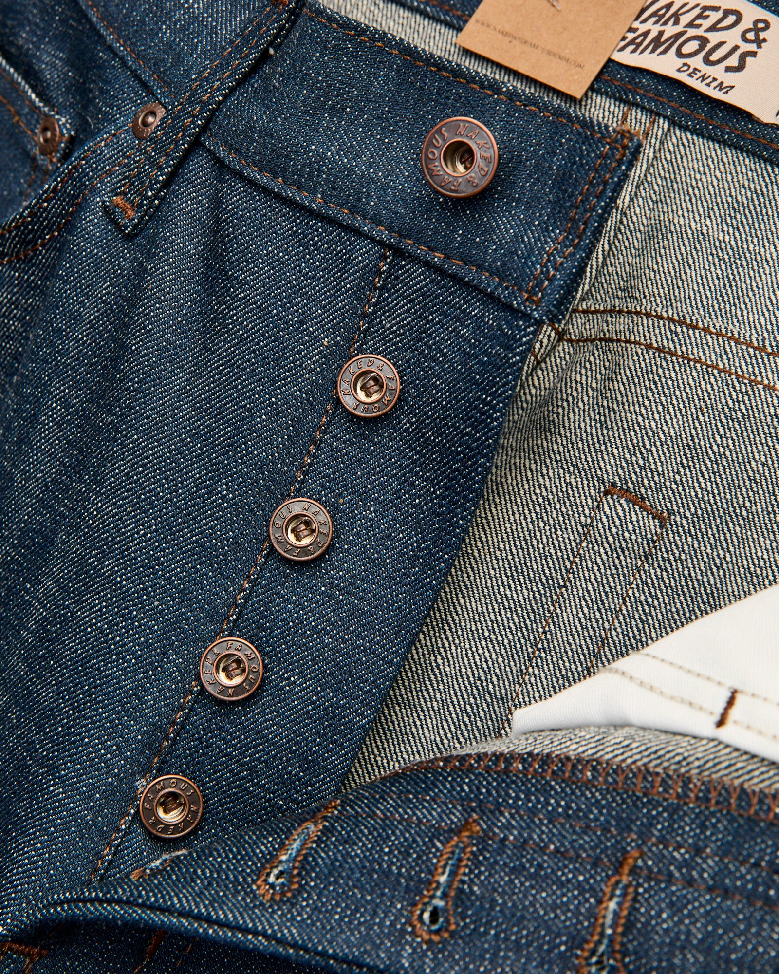 "Kawataro" 14.5oz Greencast Selvedge Denim - True Guy Fit - Image 7