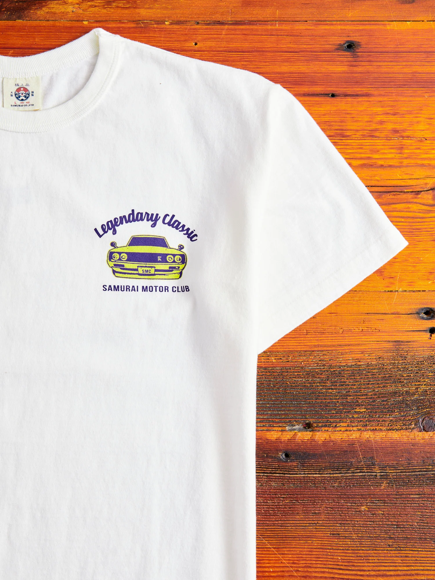 "Ken & Mary" Heavyweight T-Shirt in White - Image 5