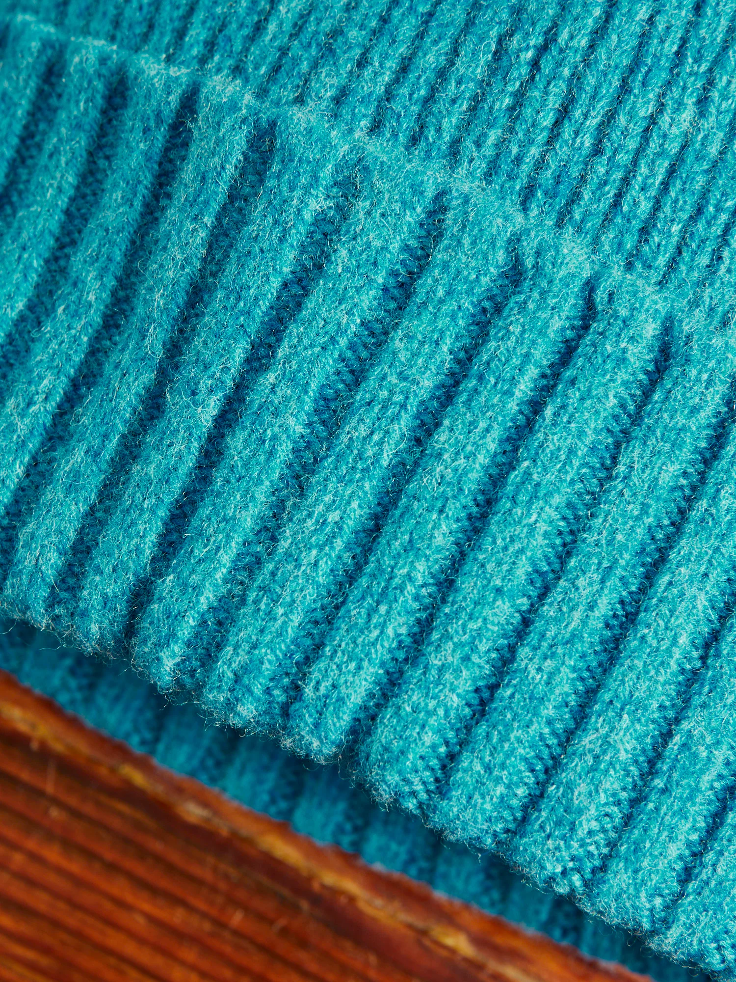 "King Jammy" Wool Beanie in Mint Love - Image 2