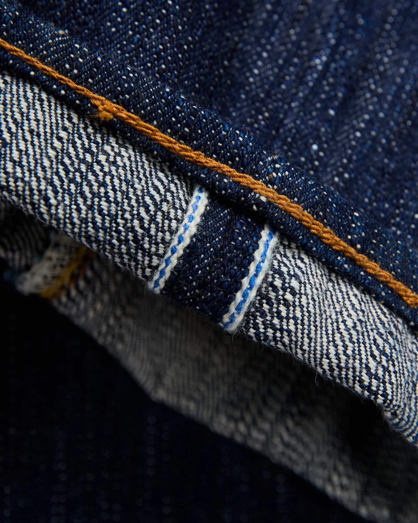 KS-15oz-003 "Kasuri" 15oz Slub Selvedge Denim - Regular Straight Fit - Image 9