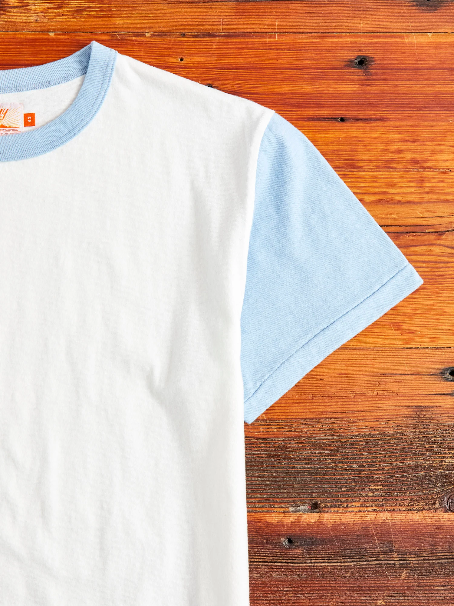 La'ie Short Sleeve T-Shirt in Duck Egg - Image 4