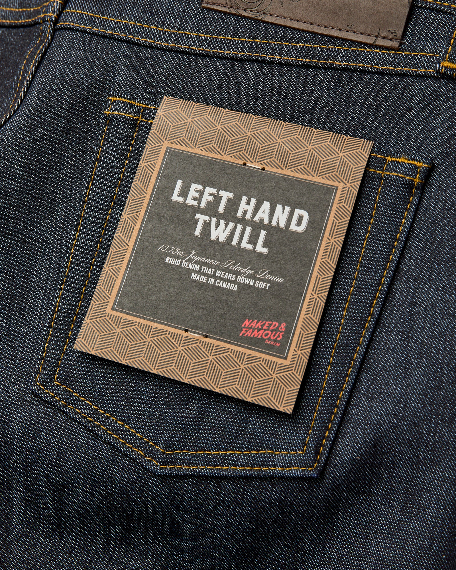 "Left Hand Twill" 13.75oz Selvedge Denim - True Guy Fit - Image 5
