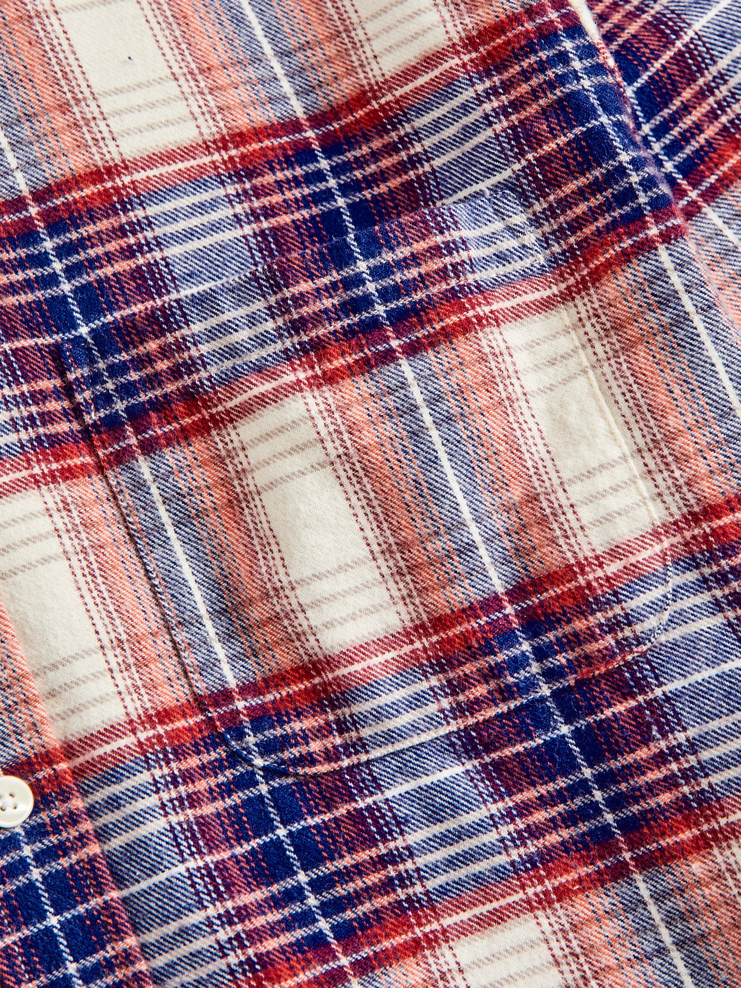 Liber Button-Up Shirt in Red White & Blue - Image 4