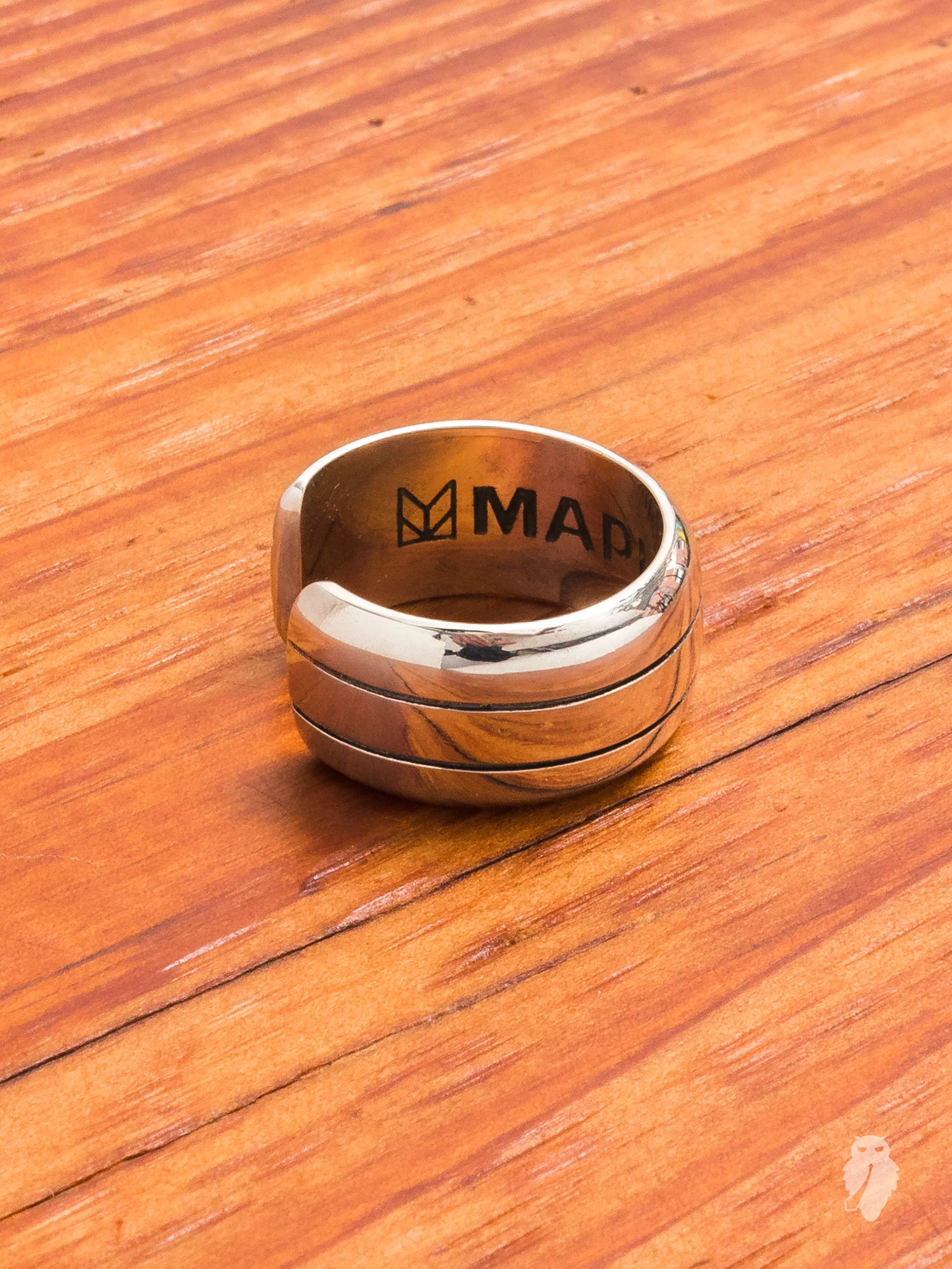 Line Ring in Silver - Image 3