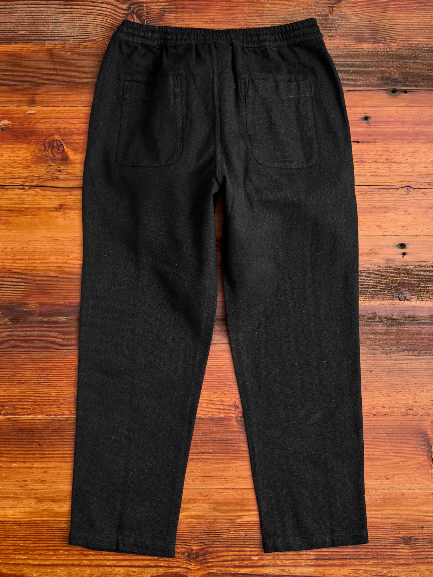 Linen Easy Pant in Black - Image 9