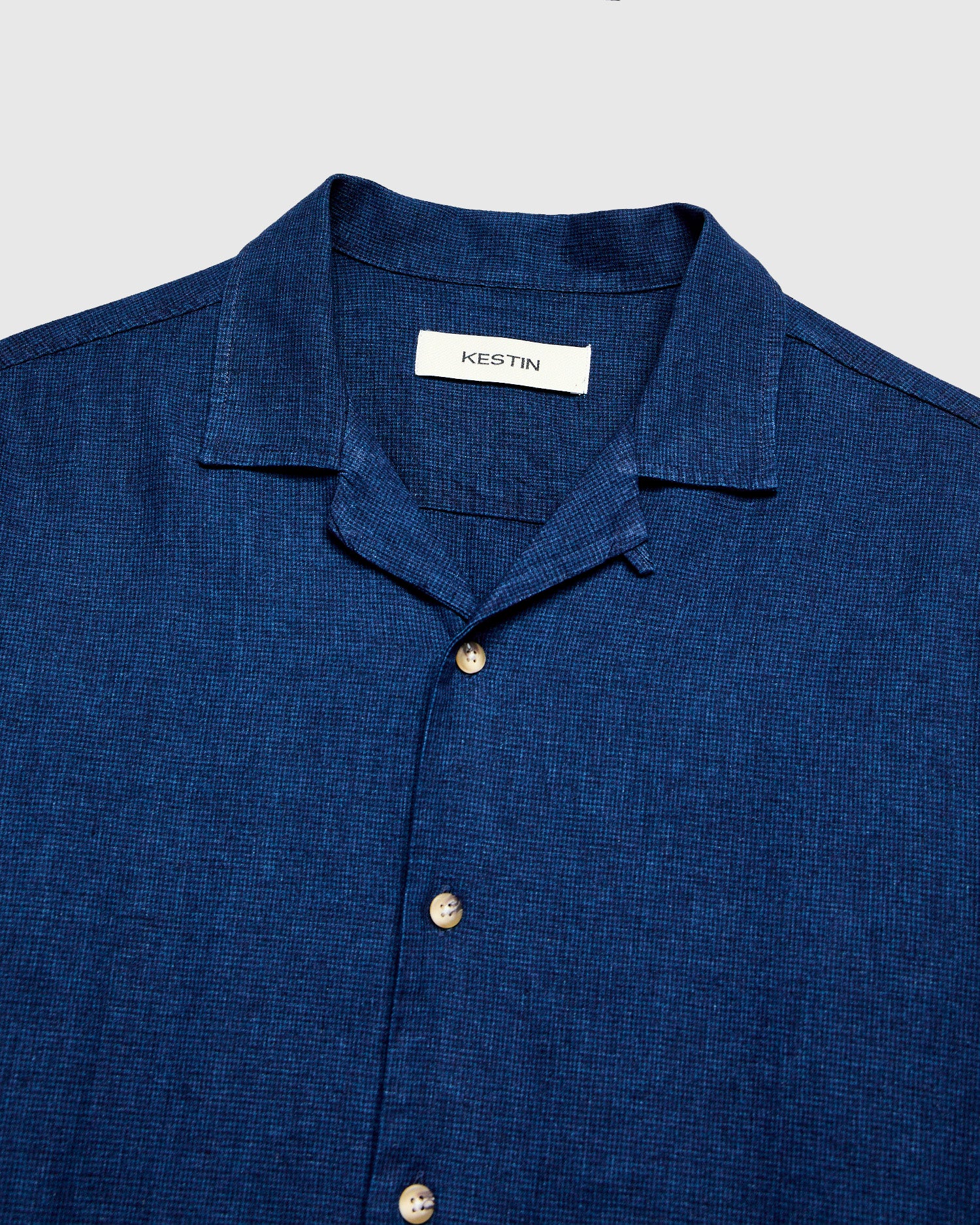 Linen Tain Shirt in Indigo - Image 3
