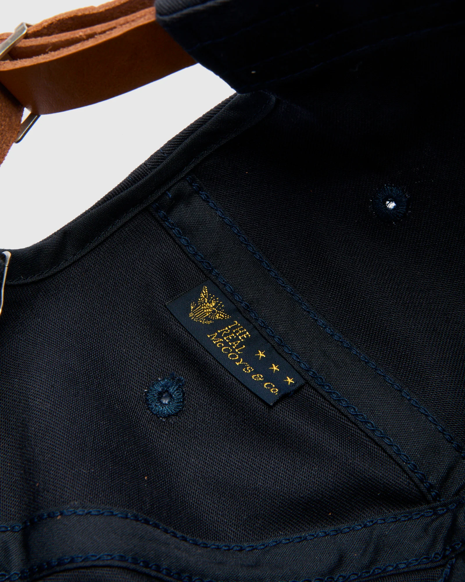 Logo Baseball Cap in Navy - Image 7