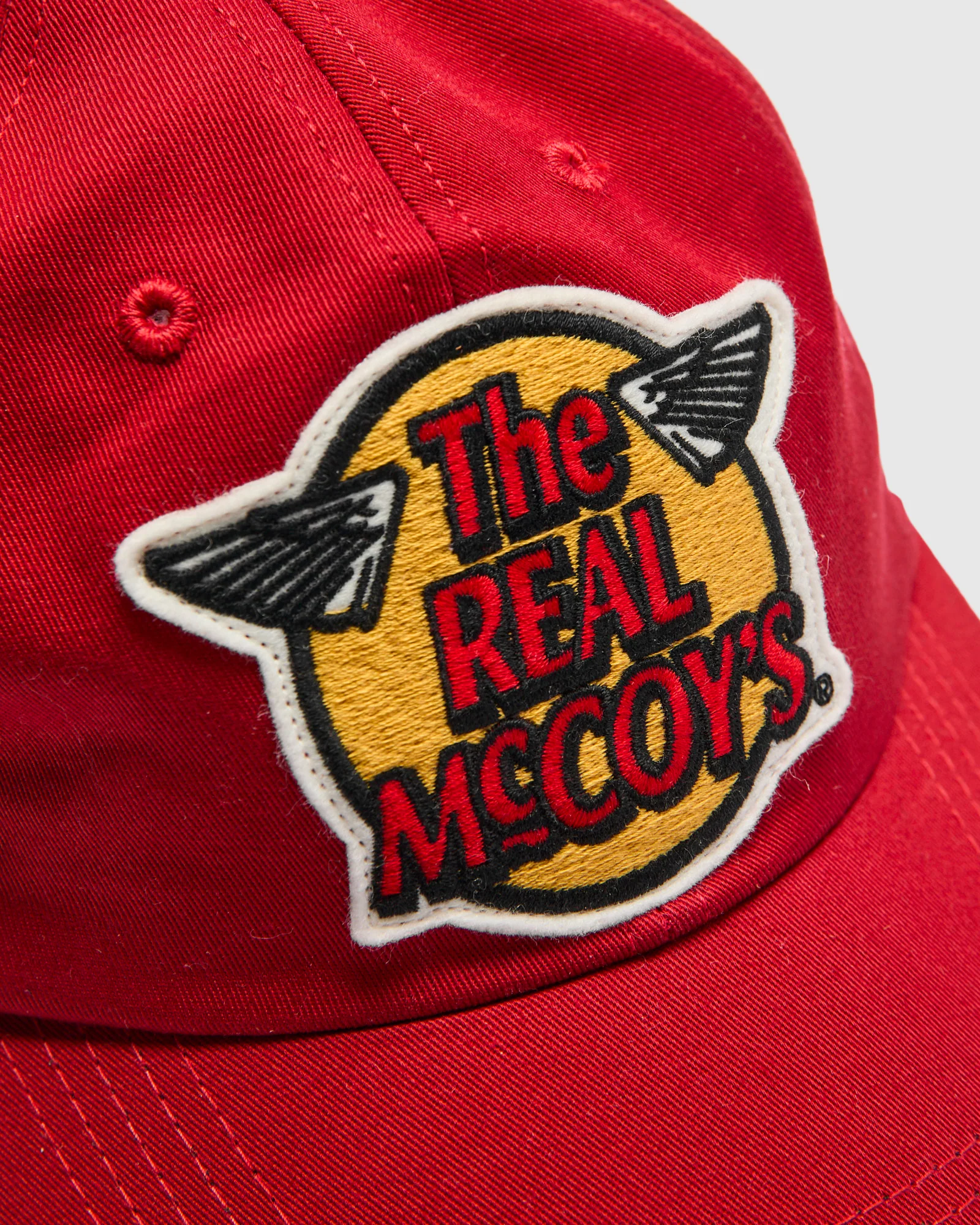 Logo Baseball Cap in Red - Image 3