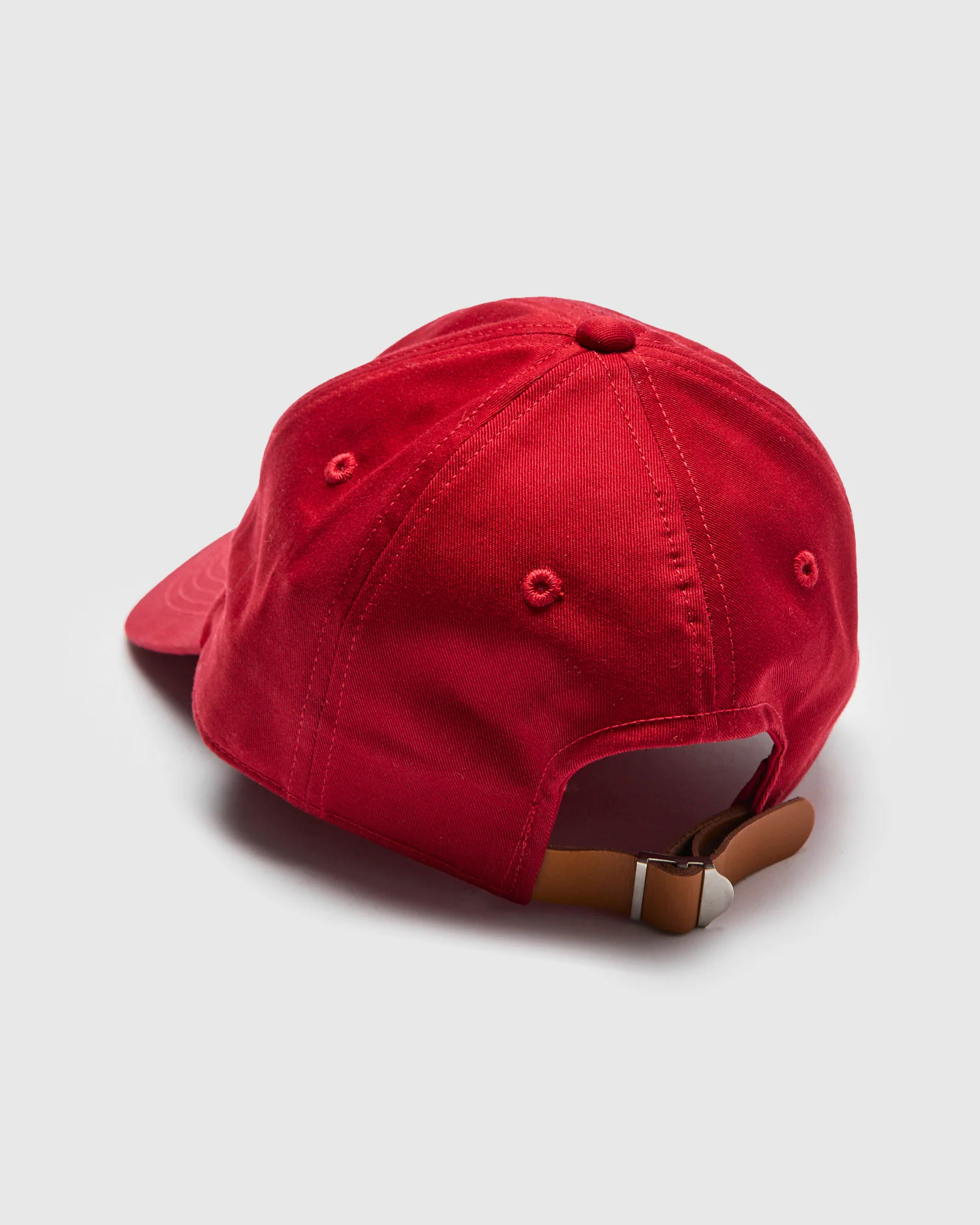 Logo Baseball Cap in Red - Image 4