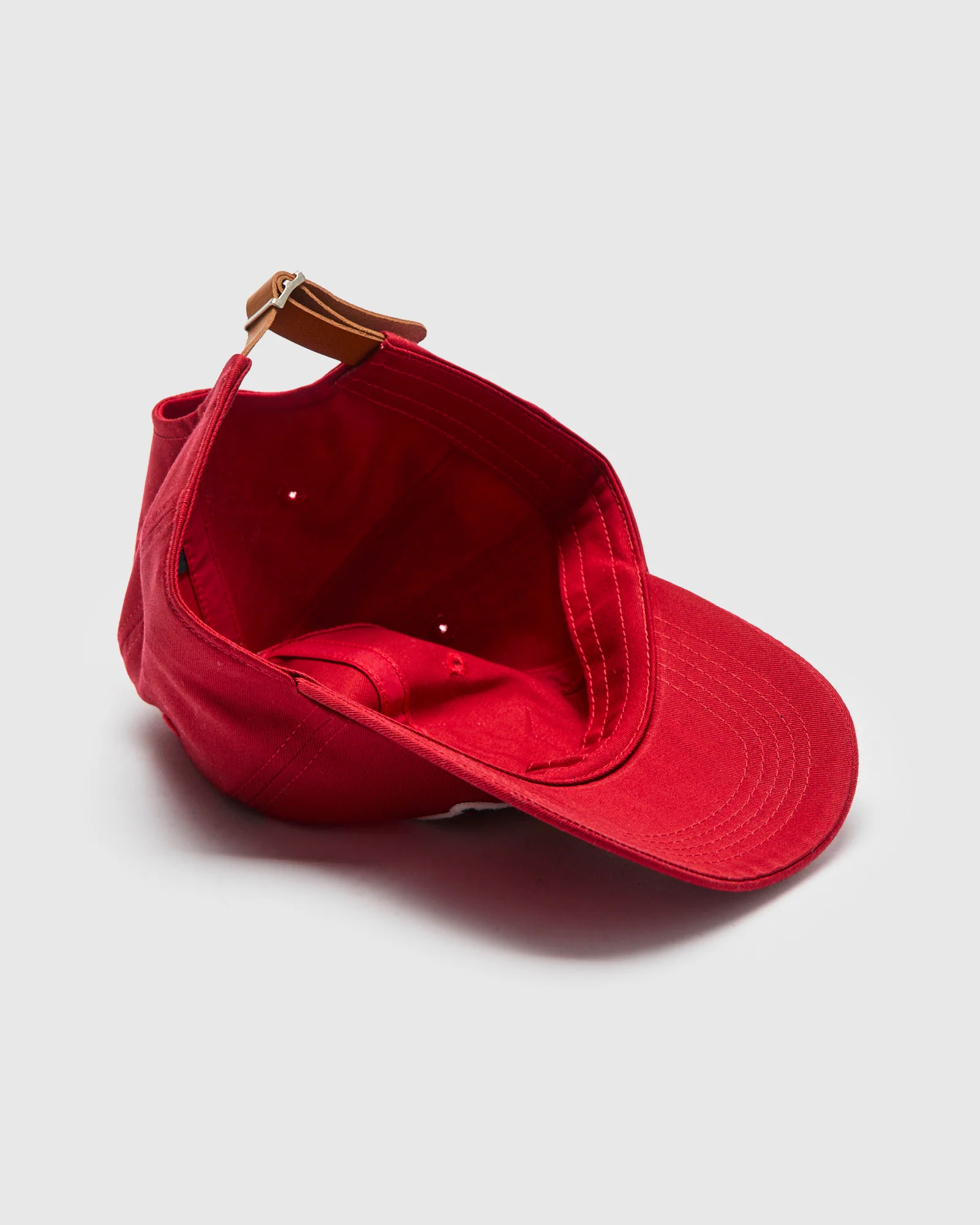 Logo Baseball Cap in Red - Image 5