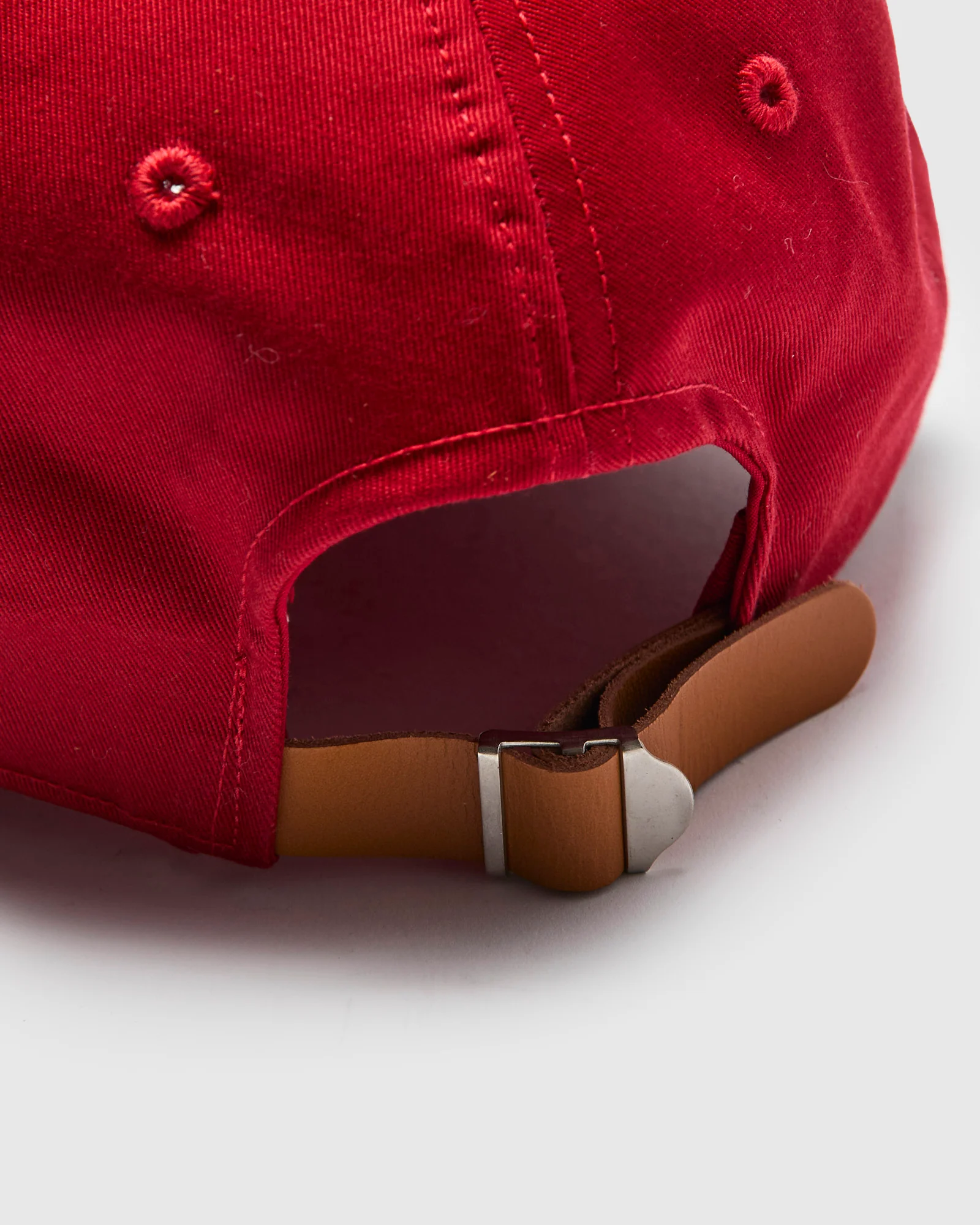 Logo Baseball Cap in Red - Image 6