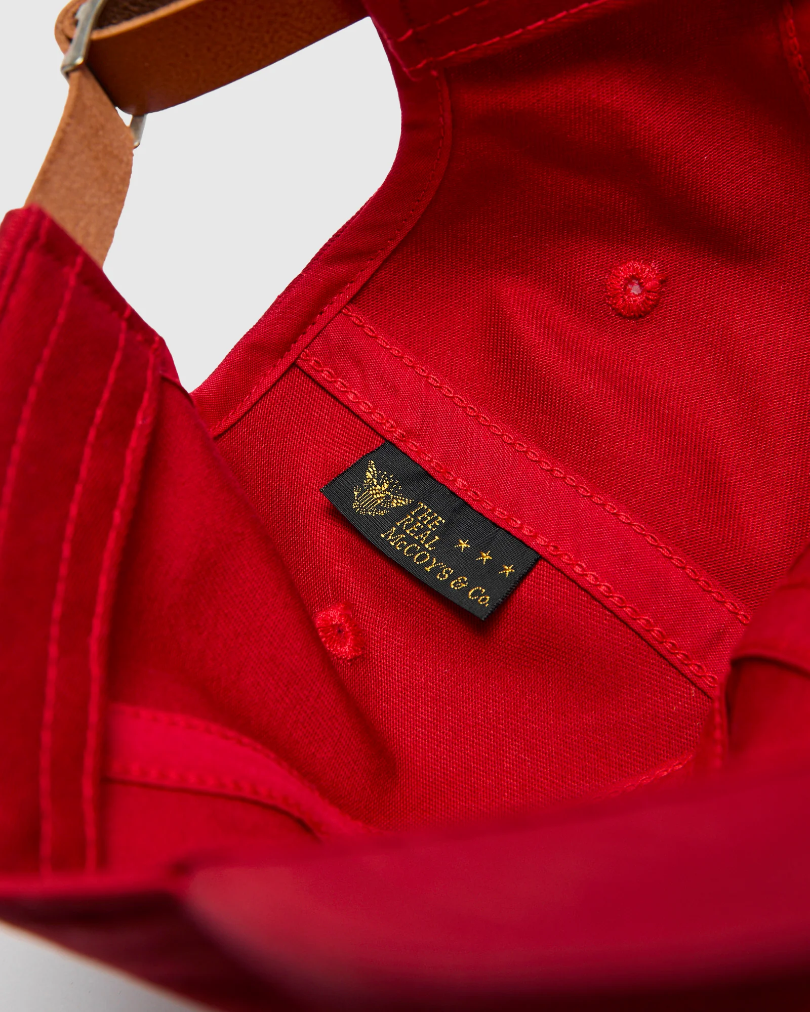 Logo Baseball Cap in Red - Image 7