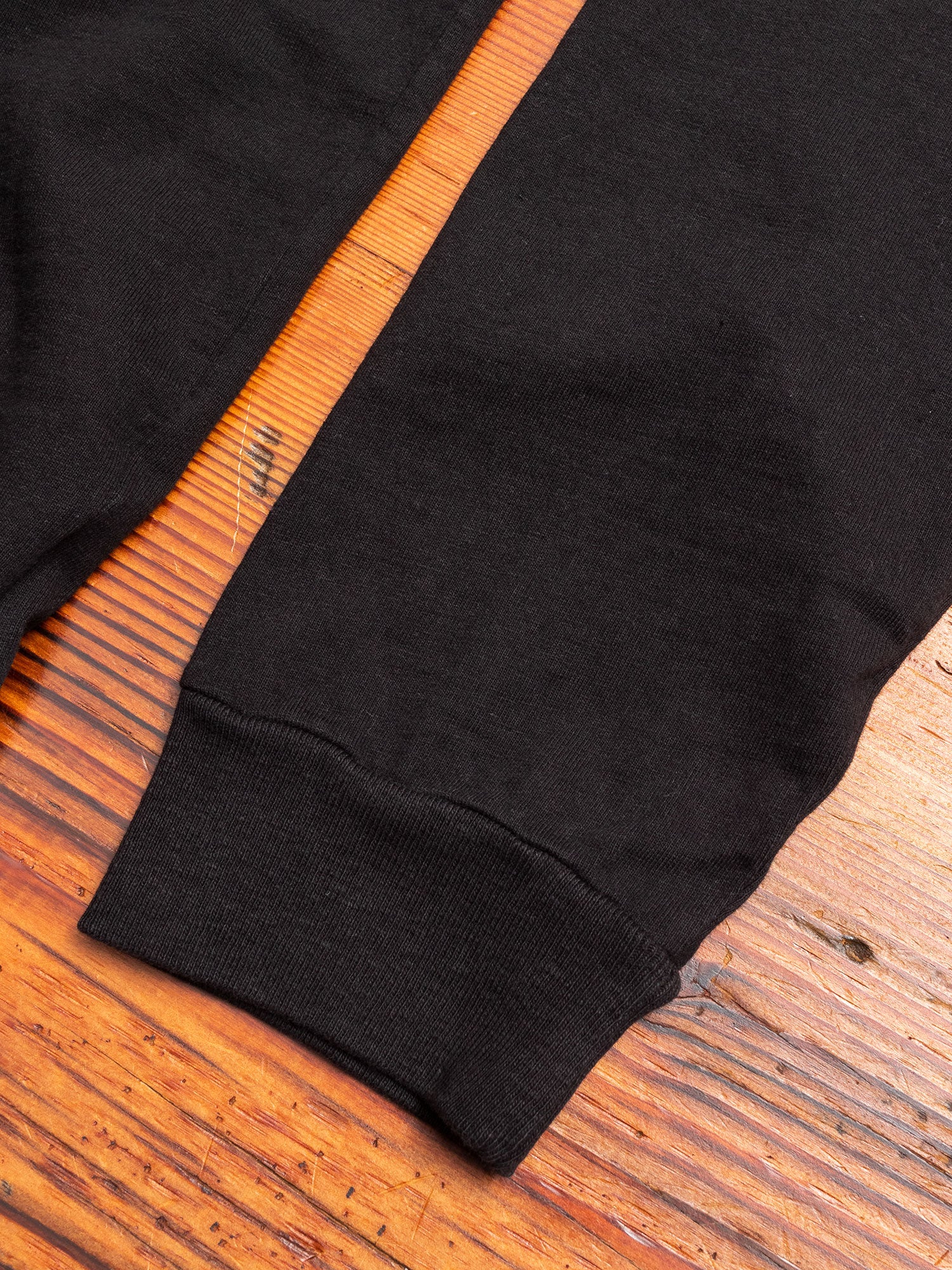 Long Sleeve University T-Shirt in Black - Image 3