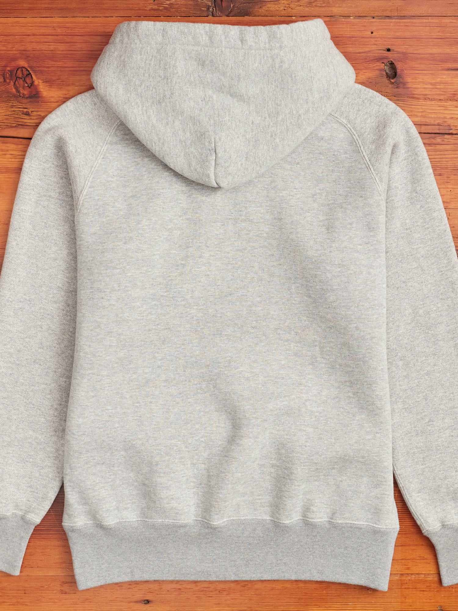 Loopwheel Parka Hoodie in Heather Grey - Image 6