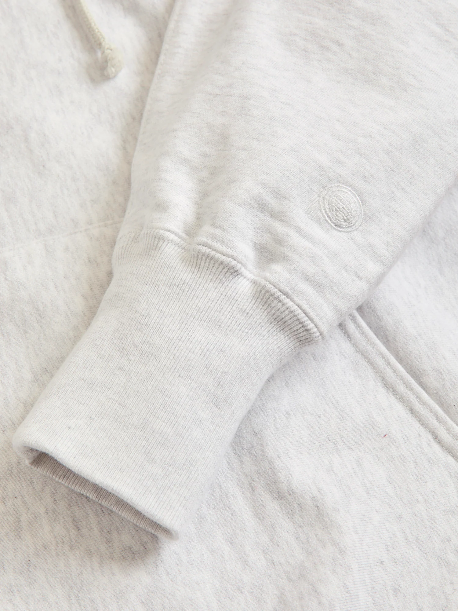 Loopwheel Parka Hoodie in Oatmeal - Image 4