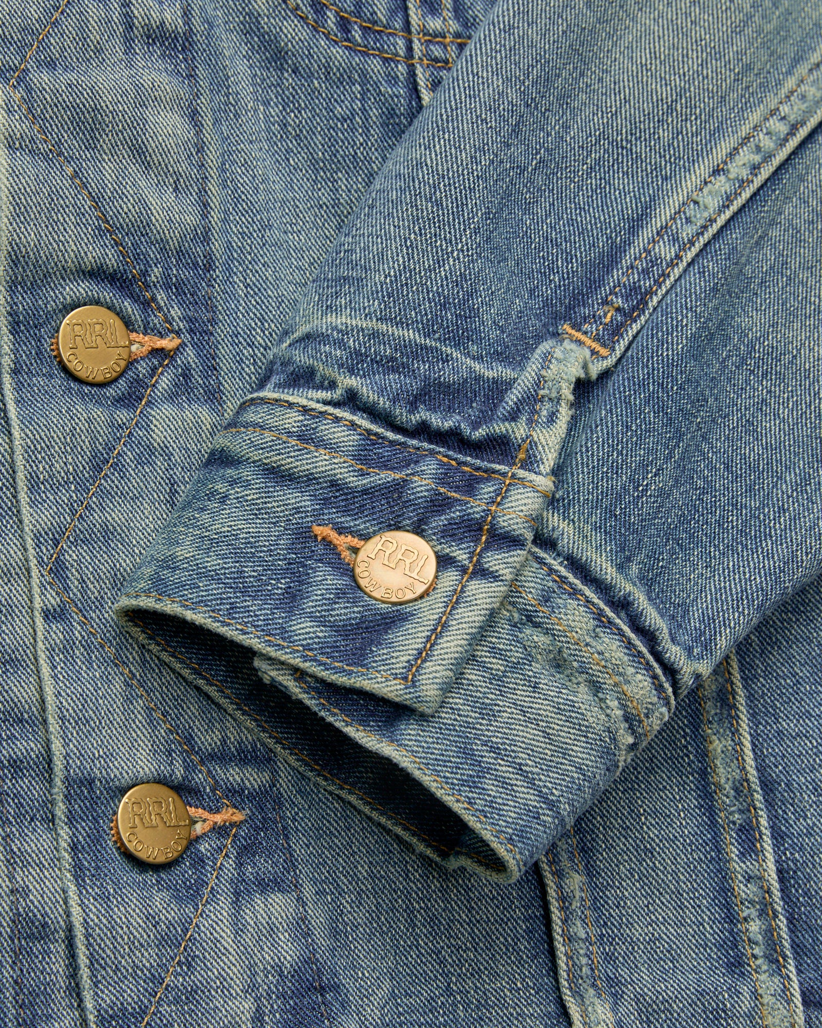 Lot 271 Denim Jacket in Washed Indigo - Image 7