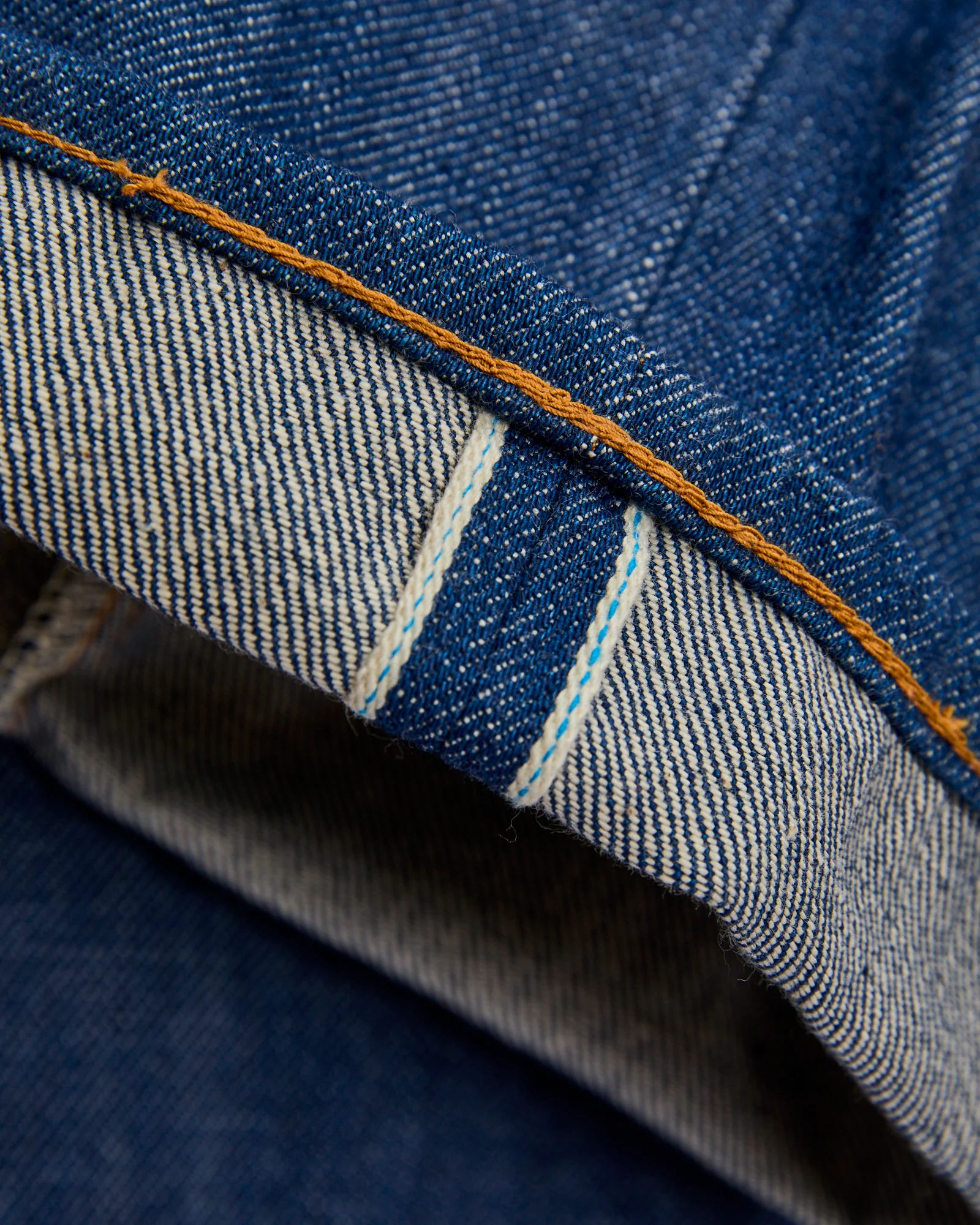 Lot 64 "Hanada Indigo" 13oz Greencast Selvedge Denim - Classic Tapered Fit - Image 8