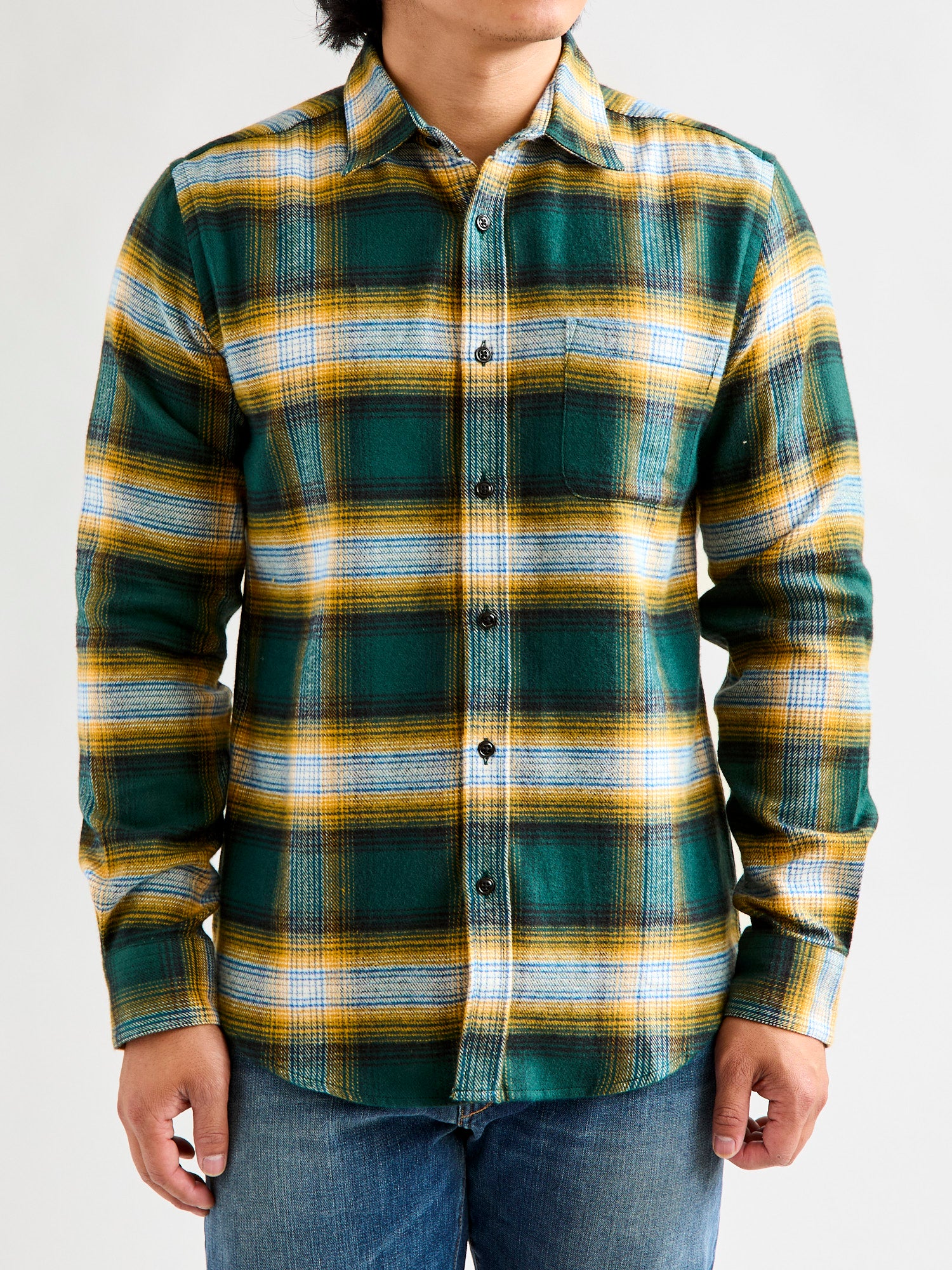 Lousa Button-Up Shirt in Green - Image 2