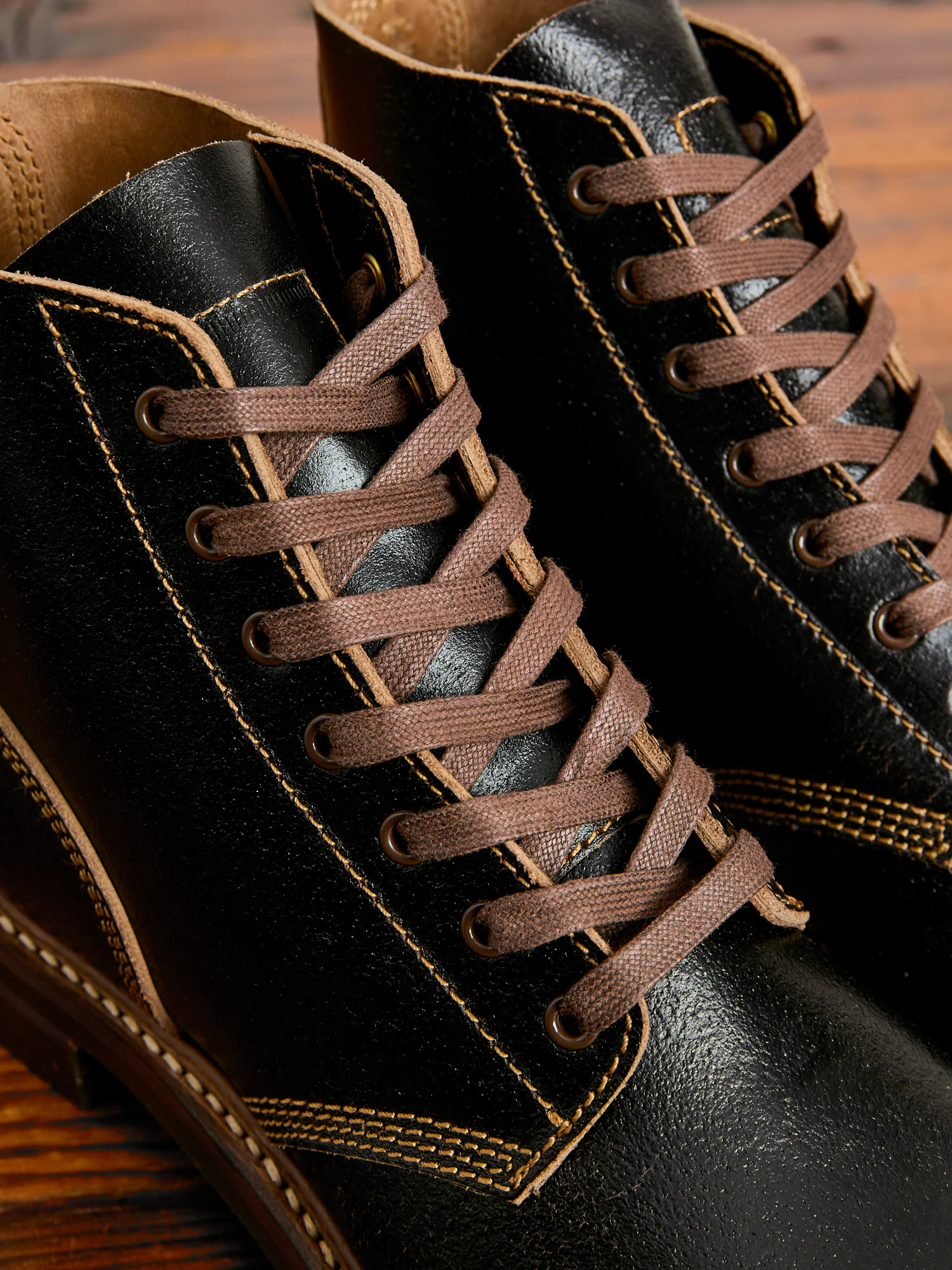 M-43 Service Shoe Boot in Horween Waxed Flesh Dark Brown - Image 6