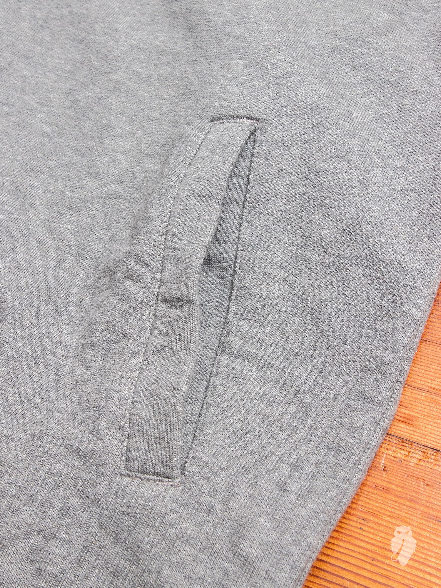 "Ghost" Zip Hoodie in Marled Grey - Image 7