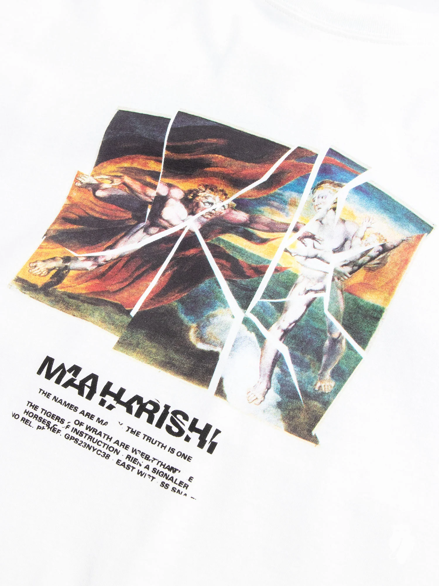 "Heaven & Hell" T-Shirt in White - Image 3