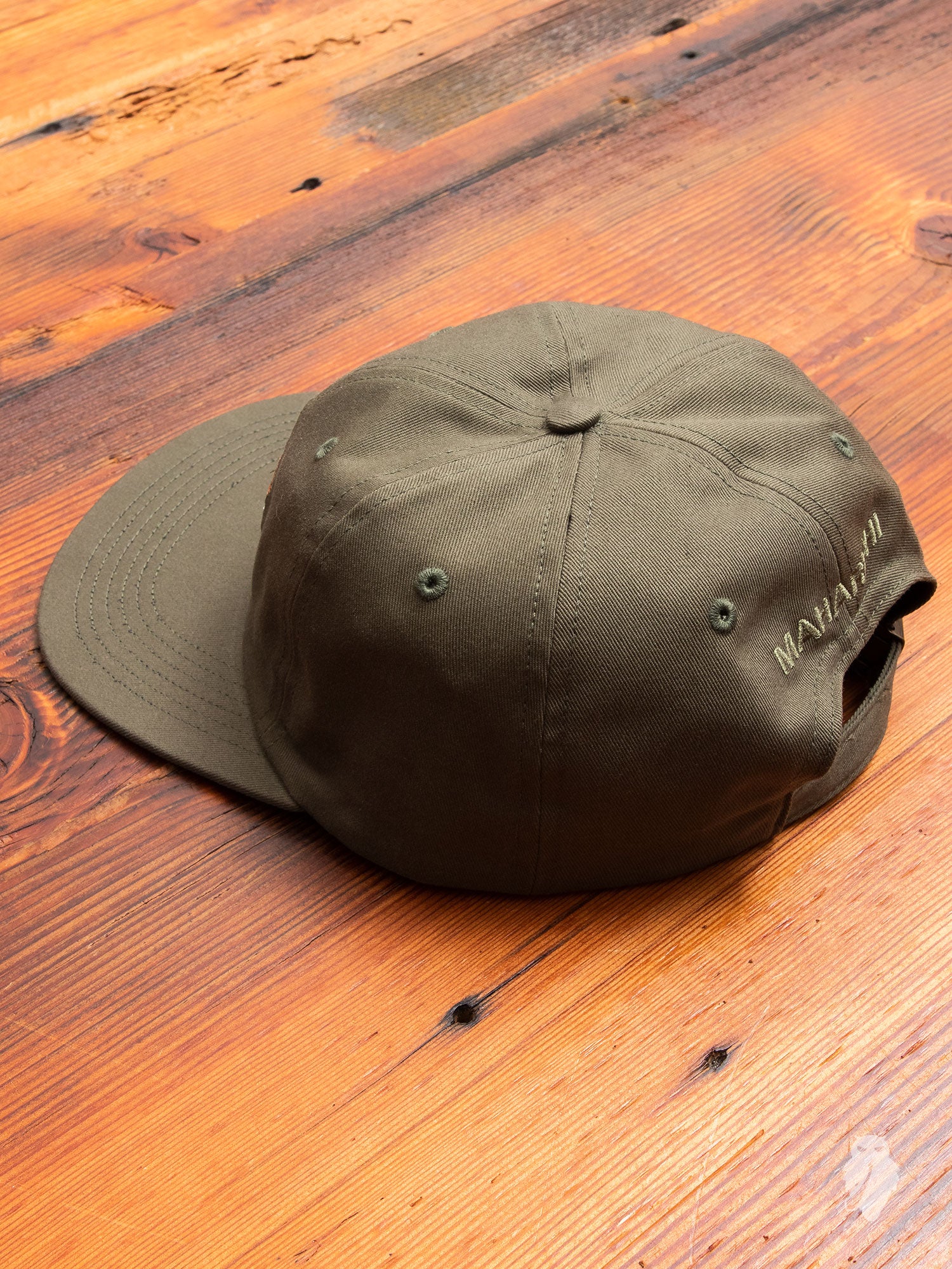Leopard 6-Panel Hat in Military Olive - Image 2