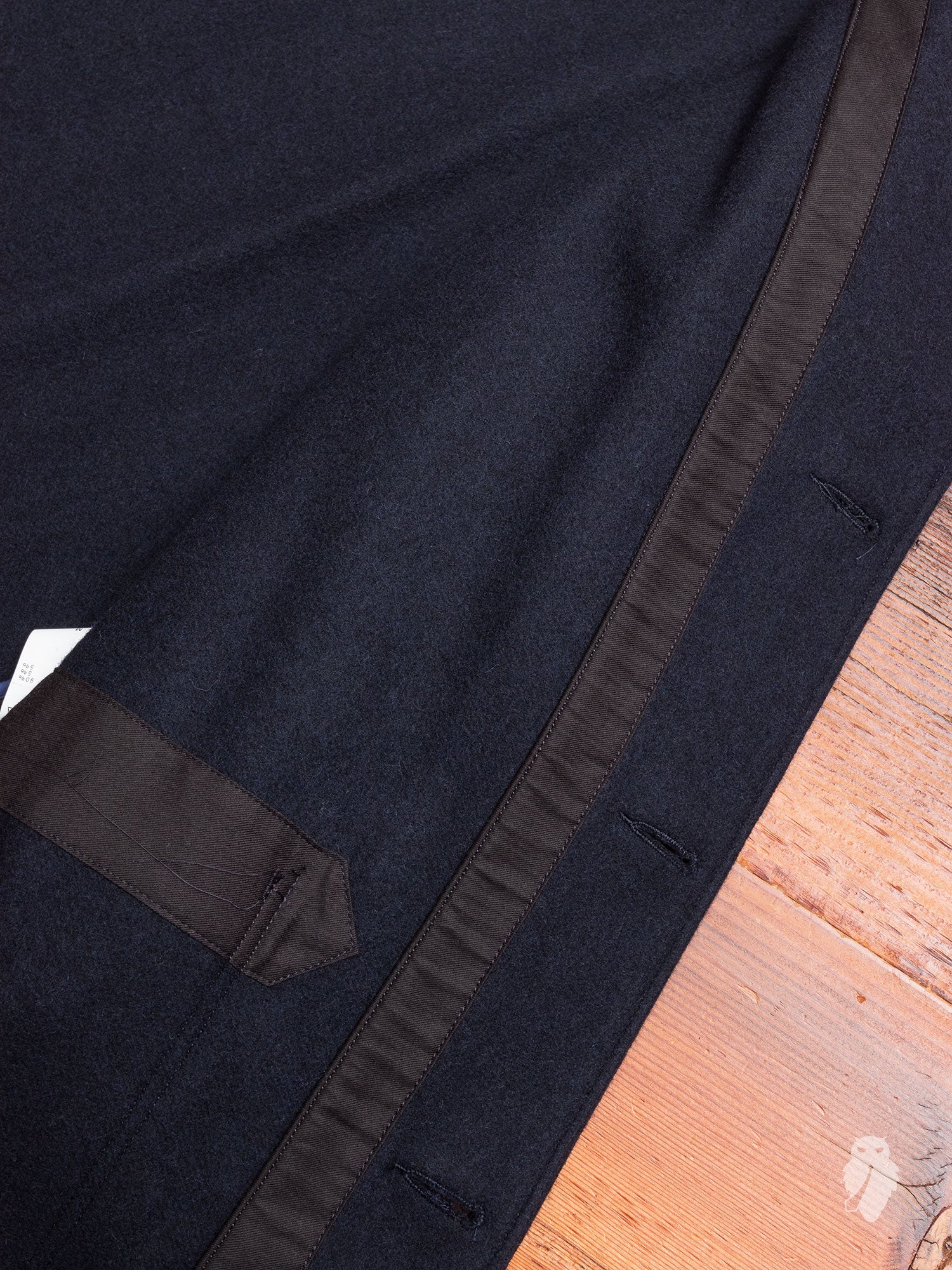 Mandarin Collar Jacket in Navy - Image 9