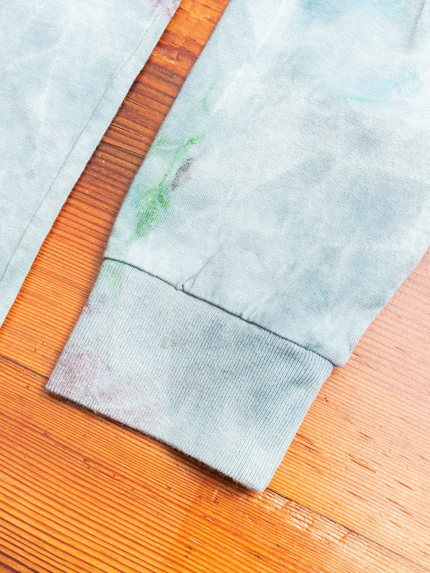 Marble Mix Long Sleeve University T-Shirt in Shasta - Image 3