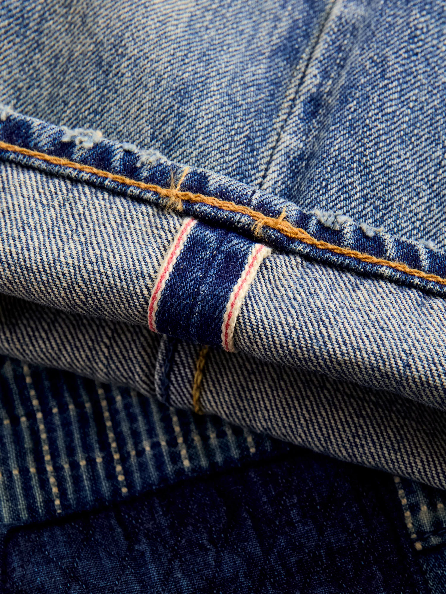 MG115 Boro Repair Selvedge Denim - Classic Straight Fit - Image 12