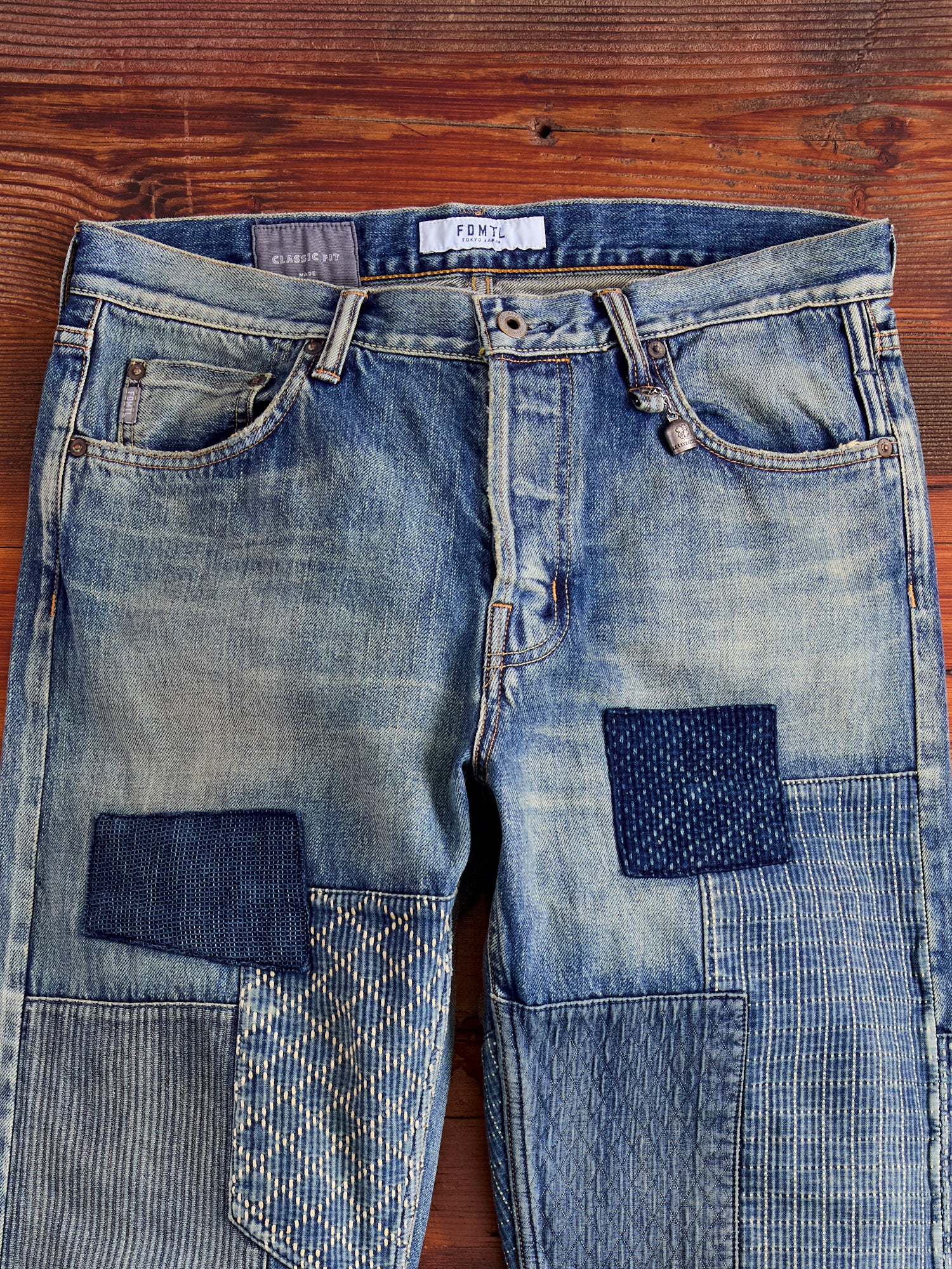 MG115 Boro Repair Selvedge Denim - Classic Straight Fit - Image 4