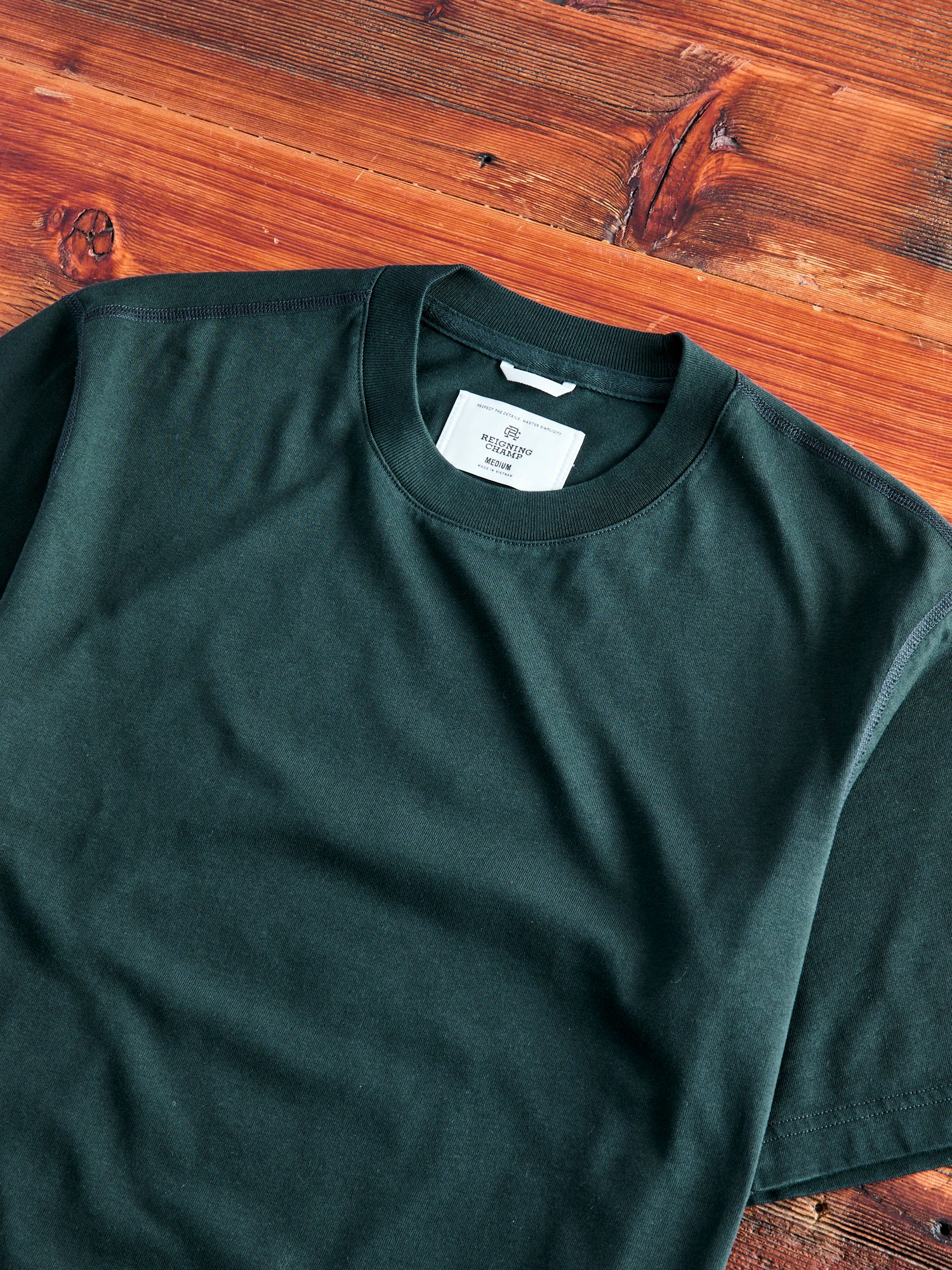 Midweight Classic T-Shirt in Petrol - Image 3