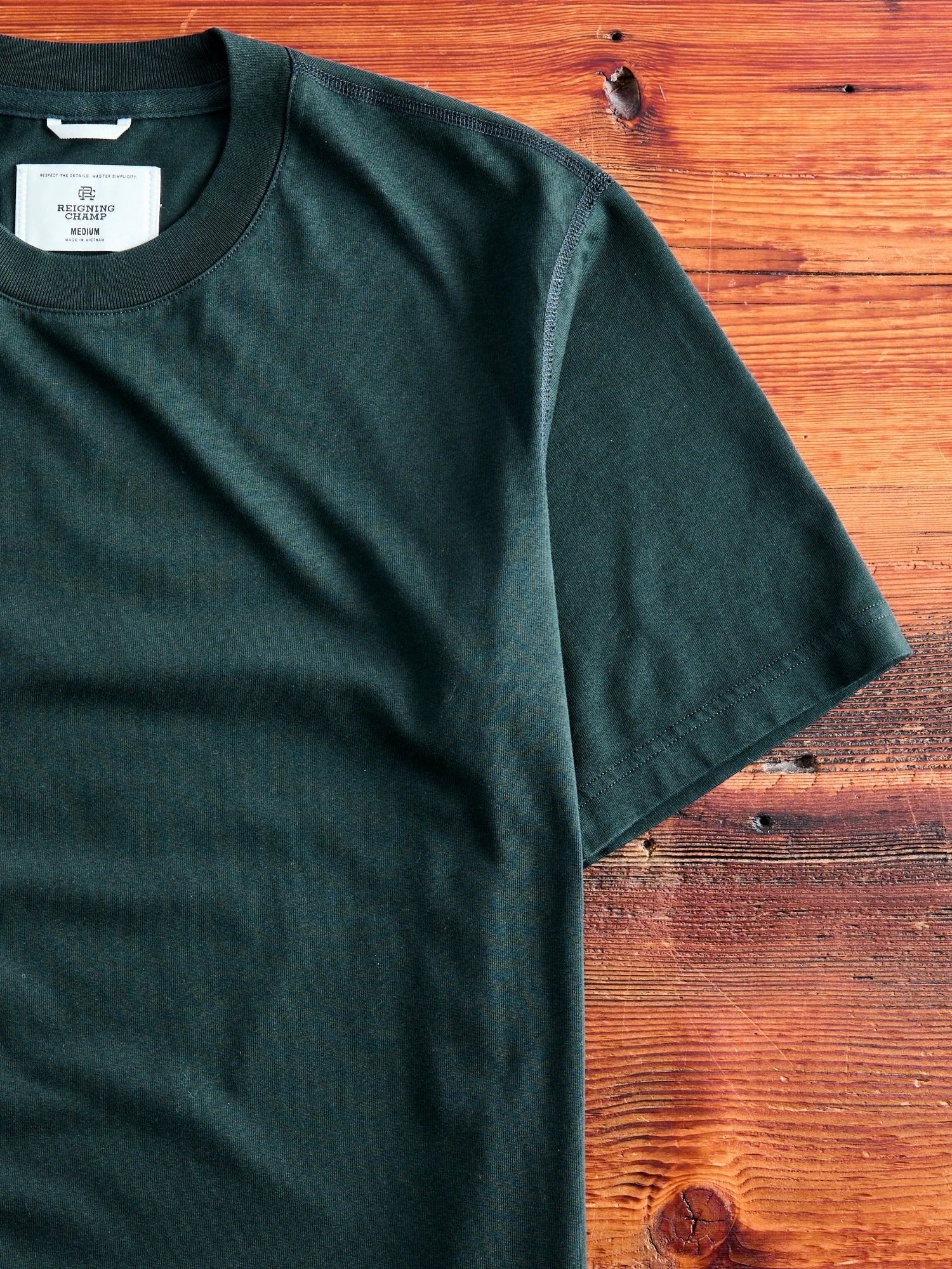 Midweight Classic T-Shirt in Petrol - Image 4