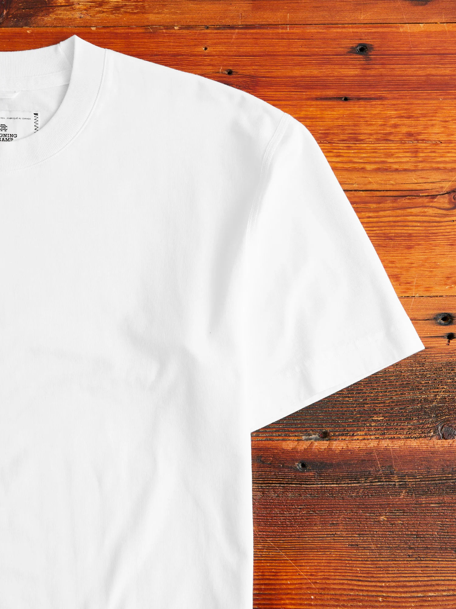 Midweight Jersey T-Shirt in White - Image 4