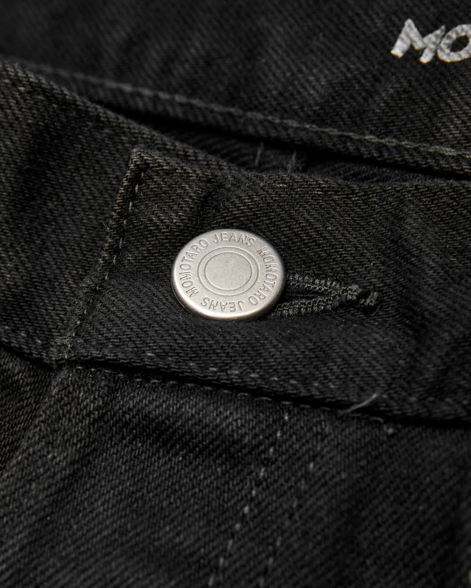MMJE6401 "Kyoto Montsuki" 15oz Black Selvedge Denim - Straight Fit - Image 5