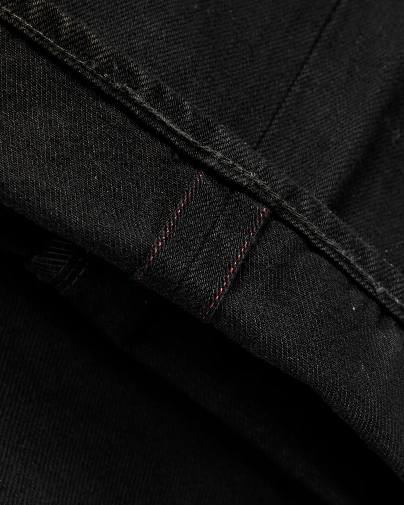 MMJE6401 "Kyoto Montsuki" 15oz Black Selvedge Denim - Straight Fit - Image 7