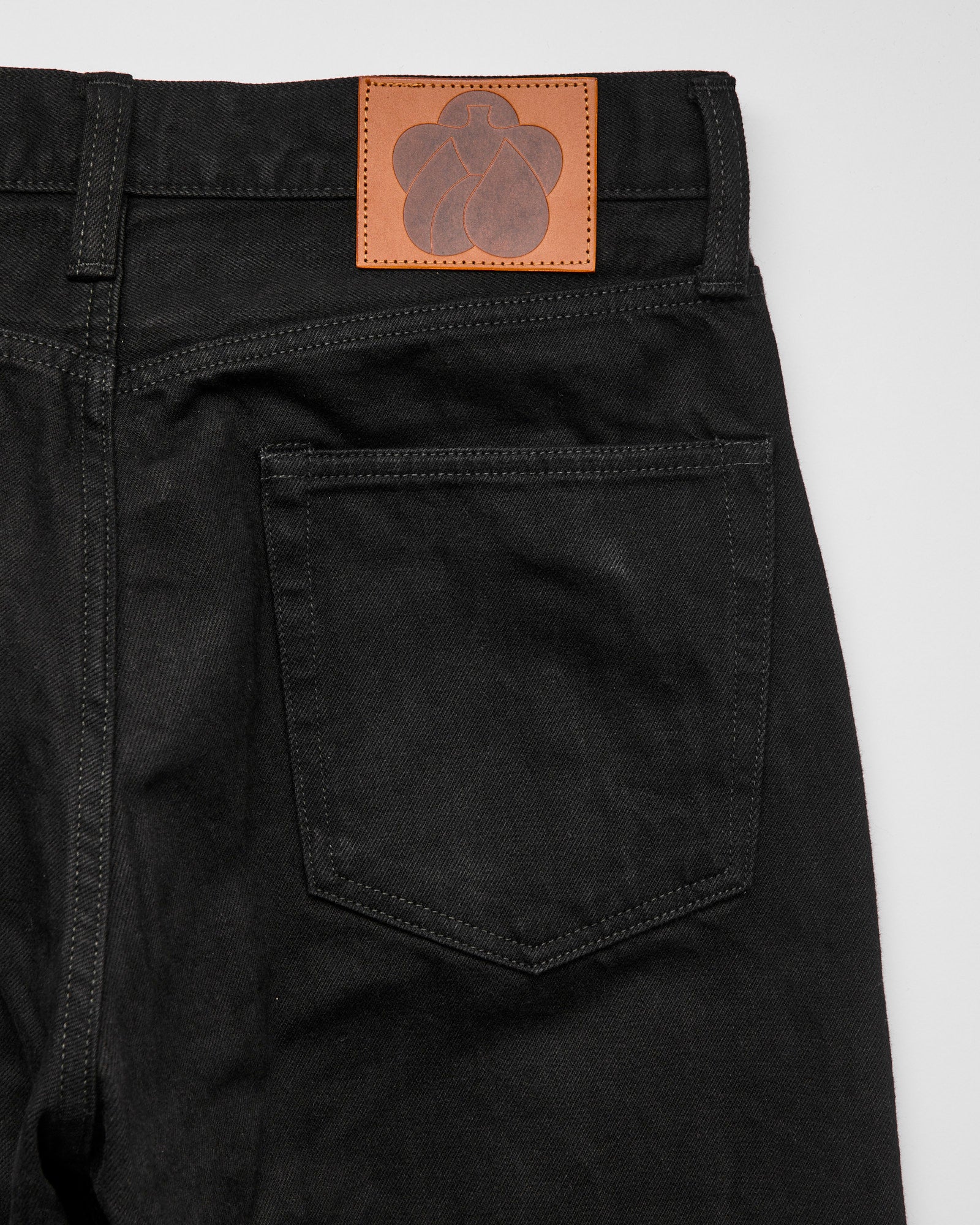 MMJE6401 "Kyoto Montsuki" 15oz Black Selvedge Denim - Straight Fit - Image 9