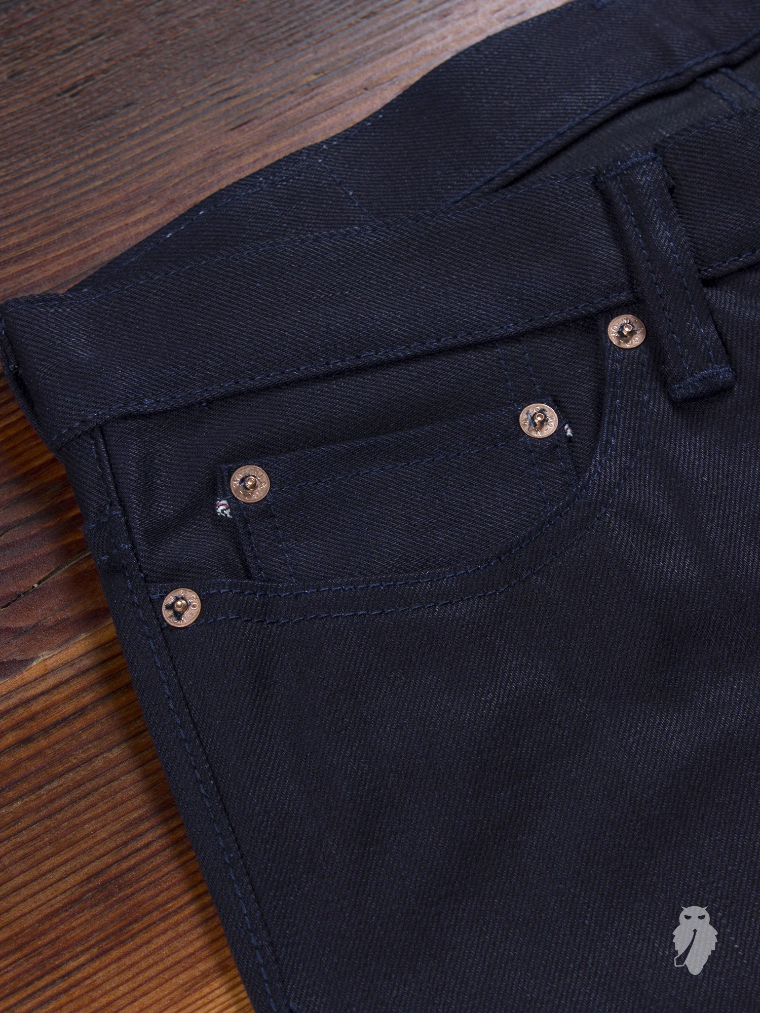 BOM008-T "Stealth Warrior" 18oz Raw Selvedge - Tapered Fit - Image 5