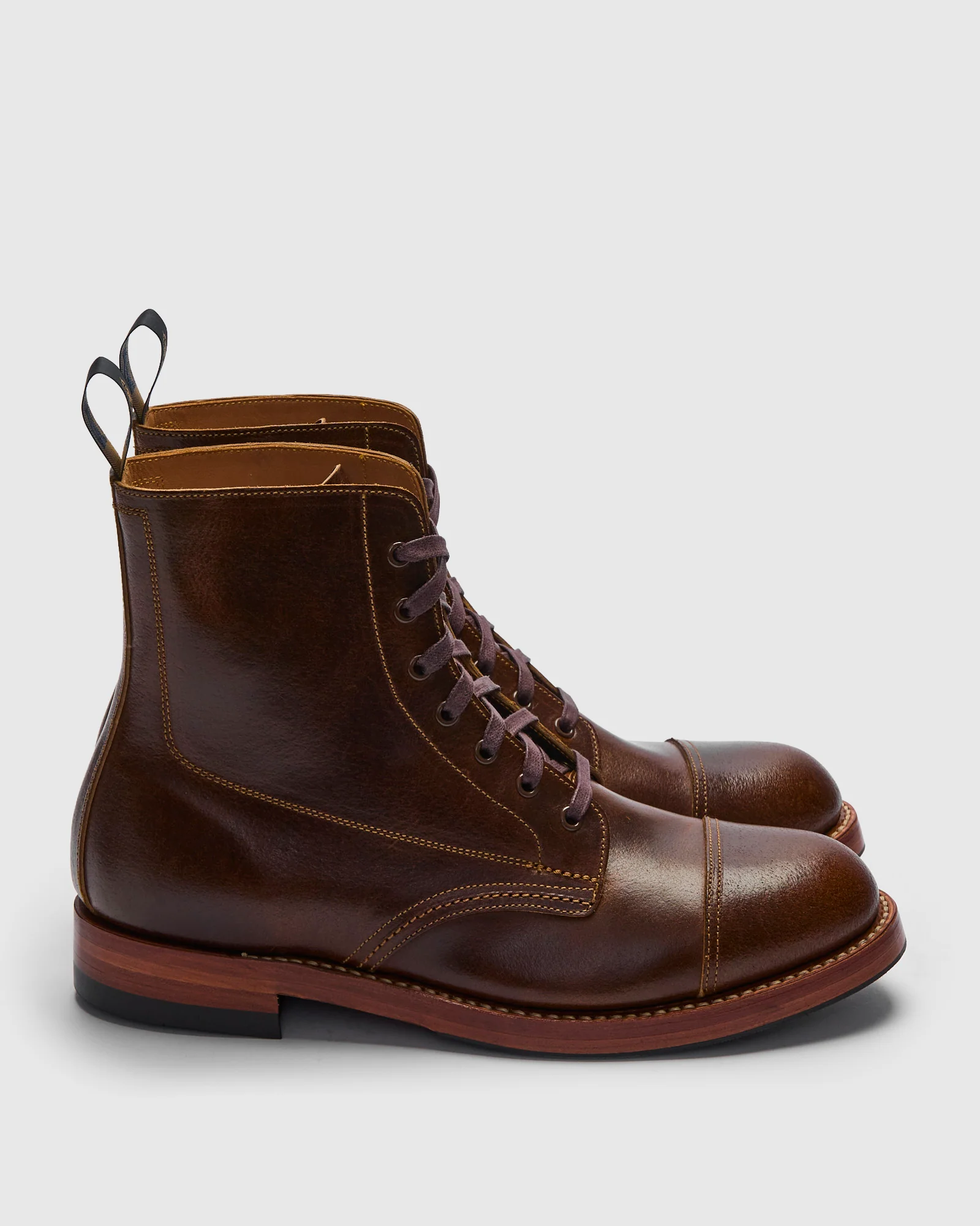 Montgomery Boot in Horween SHF Horsehide Havana - Image 3