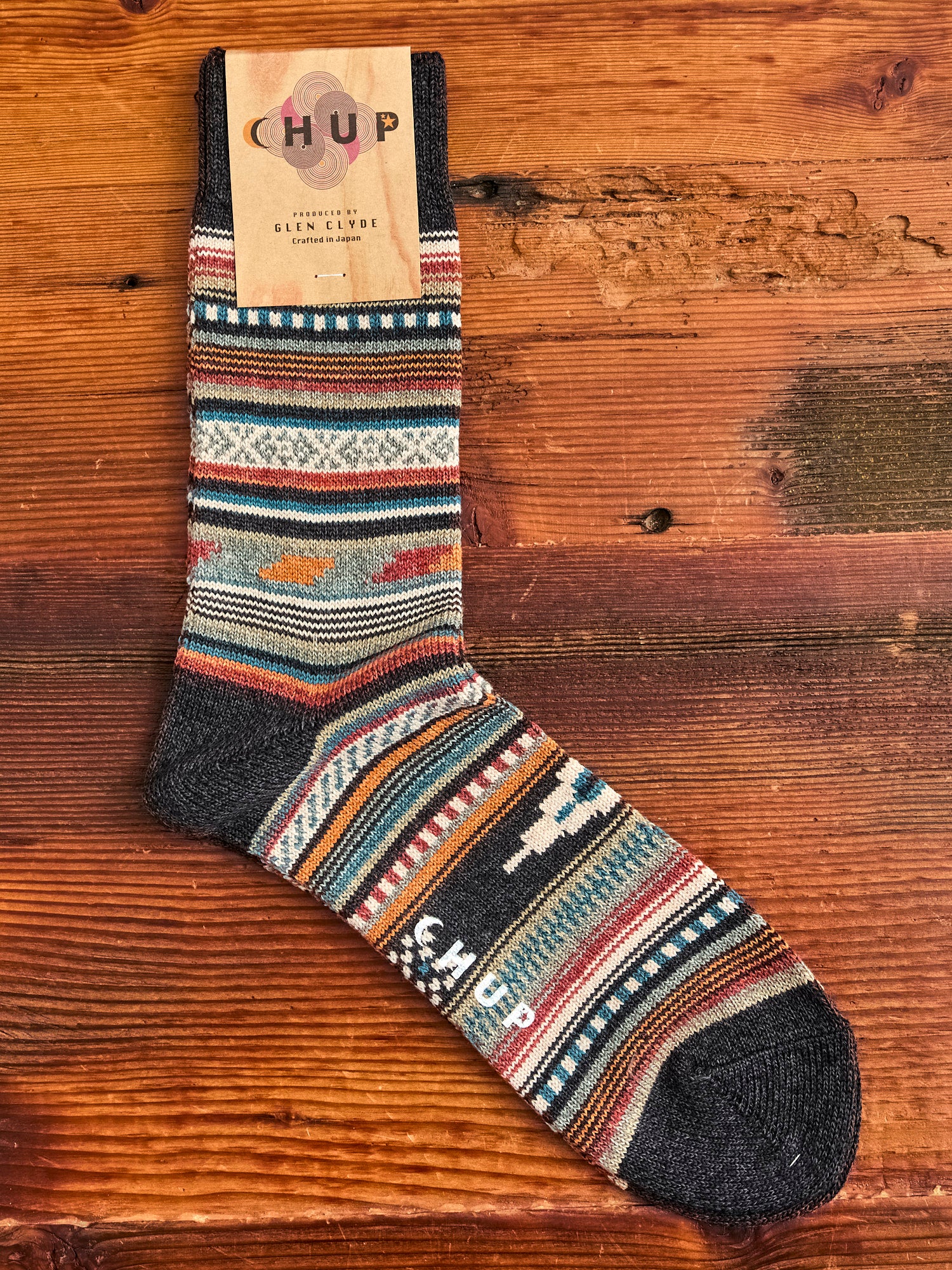 Monument Valley Sock in Charcoal - Image 2