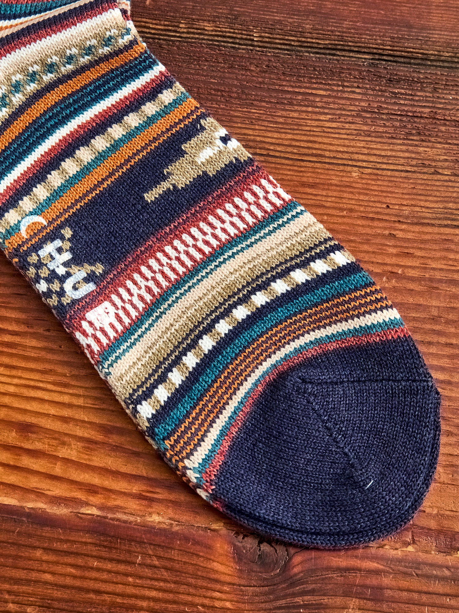 Monument Valley Sock in Indigo - Image 3
