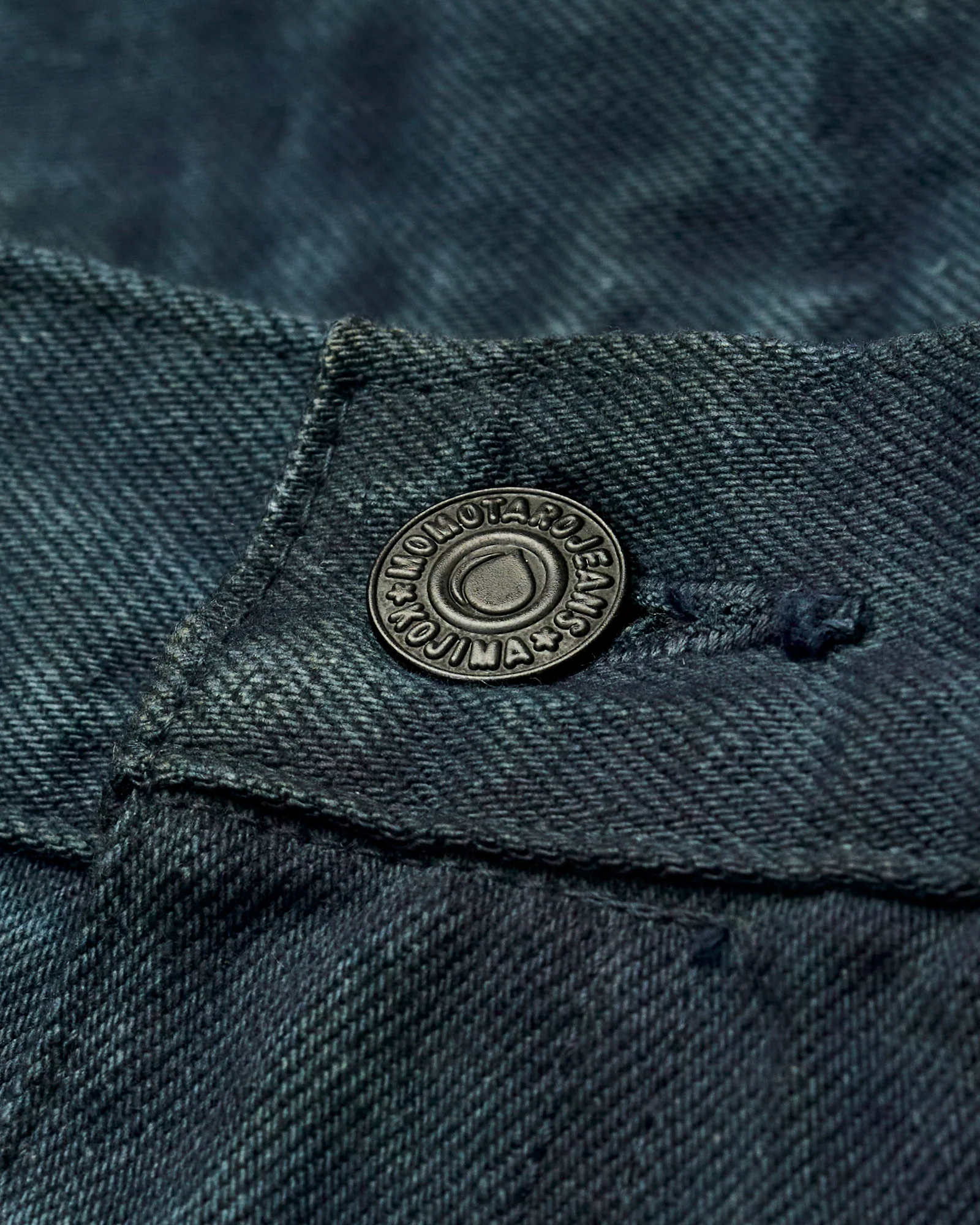 MXJE1402 "Mud & Natural Indigo Dyed" Selvedge Denim - Straight Fit - Image 5